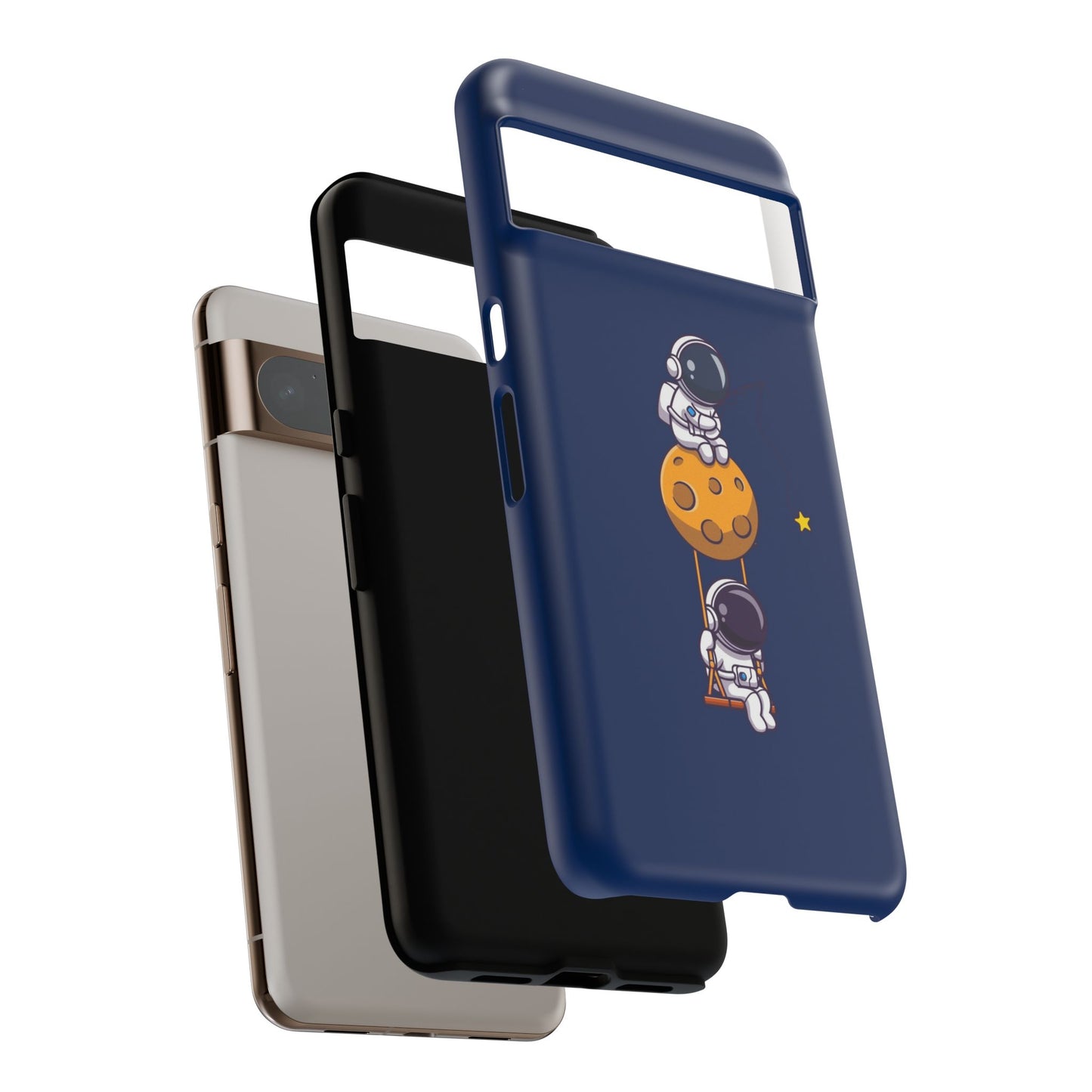 Astronaut Adventure Phone Case - Galaxy Design with Space Explorers