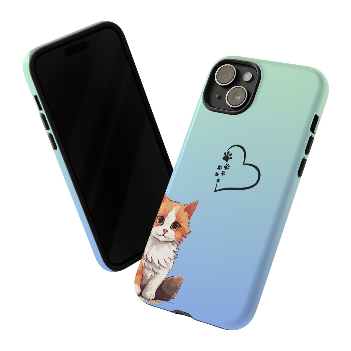 Trendy Tough Phone Case, Glossy Finish, Durable and Stylish, Cute Design for Smartphone Protection