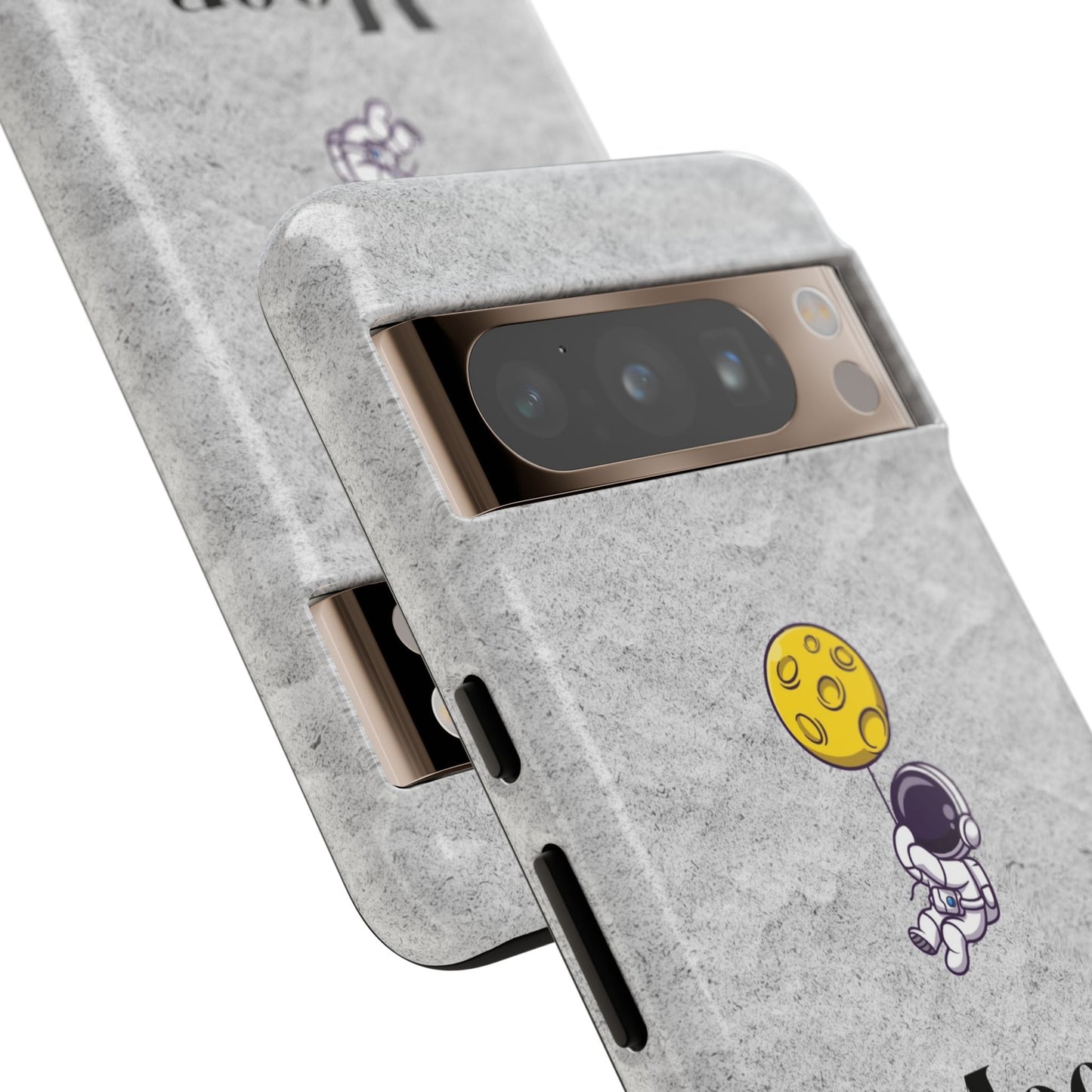 Astronaut Moon Phone Case - "Dust in My Veins" Durable Tough Case