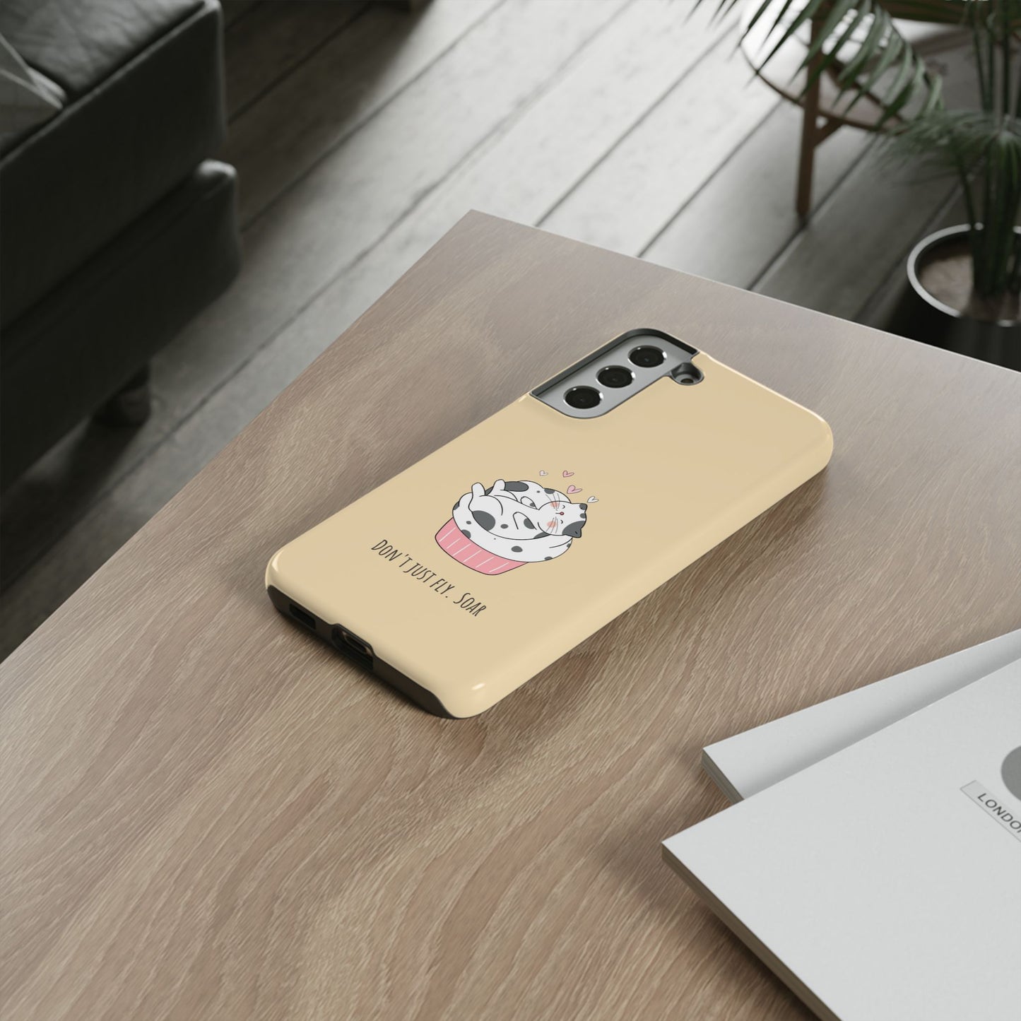Tough Phone Case, Glossy Cute Design, Durable and Stylish, Trendy Smartphone Cover for Daily Use