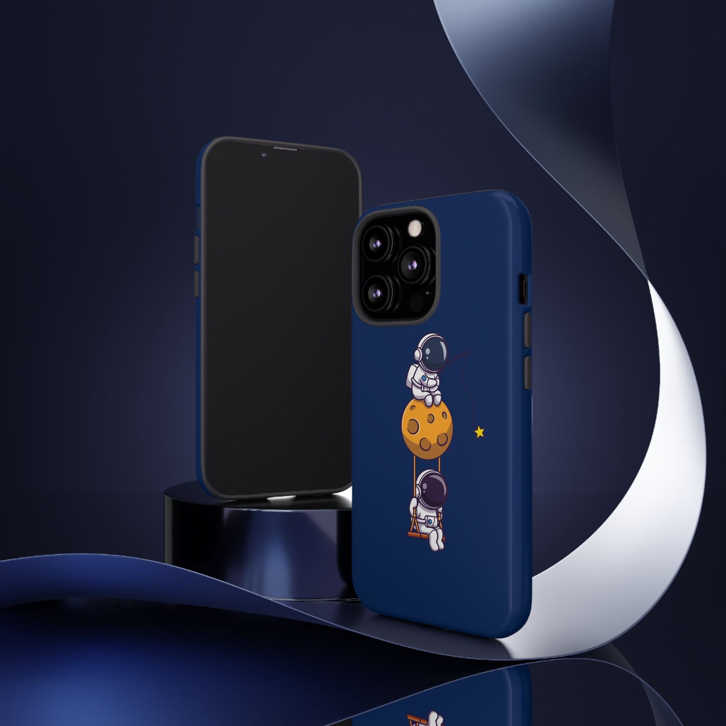 Astronaut Adventure Phone Case - Galaxy Design with Space Explorers