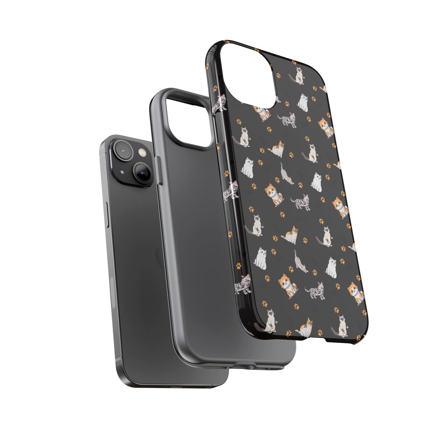 Durable Tough Phone Case, Stylish Glossy Finish, Trendy Cute Design, Everyday Protection for Smartphones