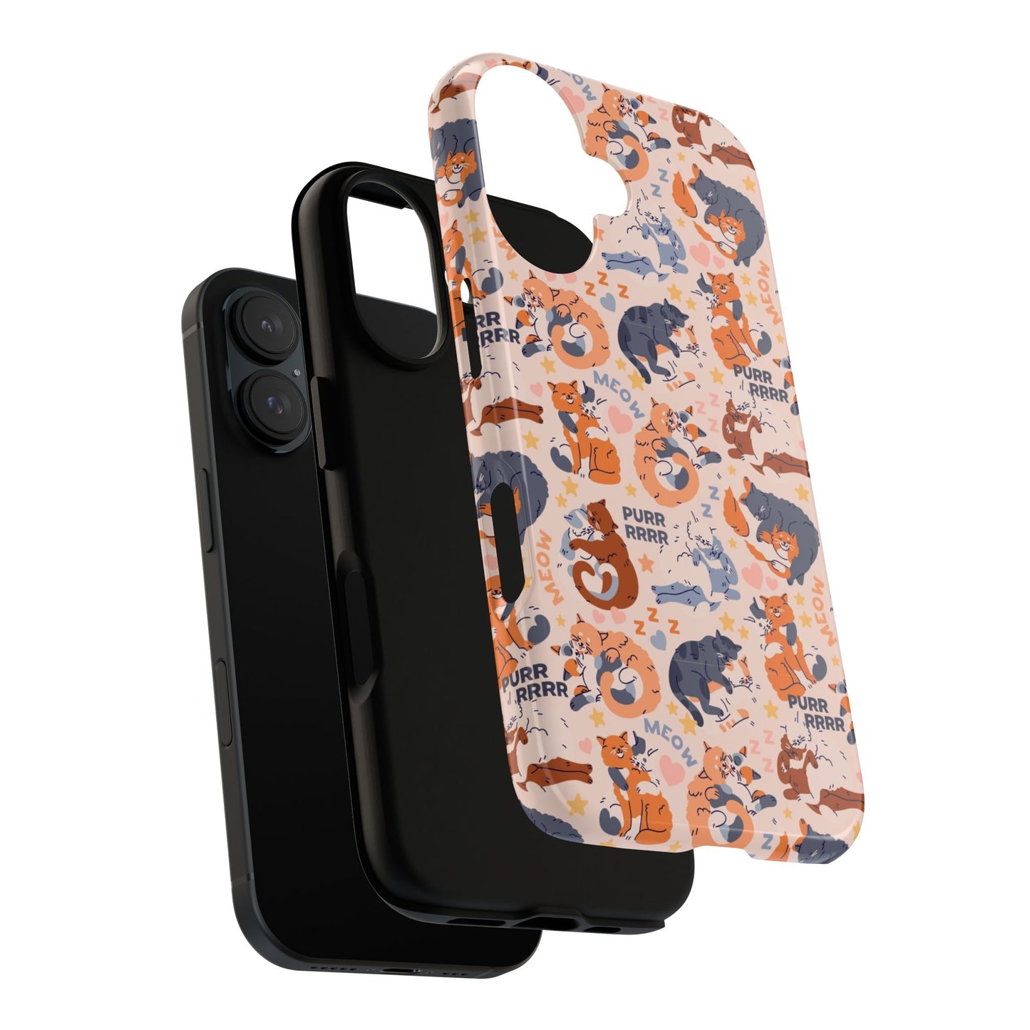 Durable Tough Phone Case, Trendy Cute Glossy Design, Stylish Smartphone Protection for Everyday Use