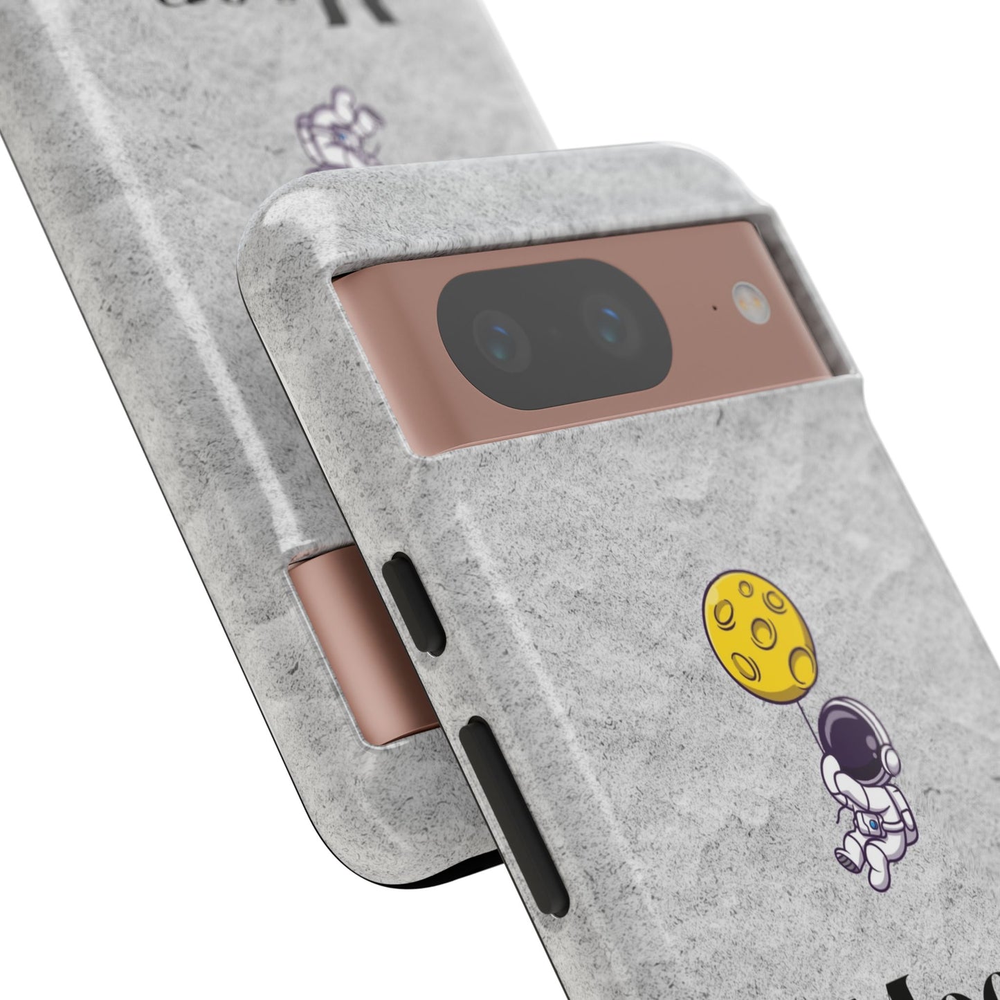 Astronaut Moon Phone Case - "Dust in My Veins" Durable Tough Case