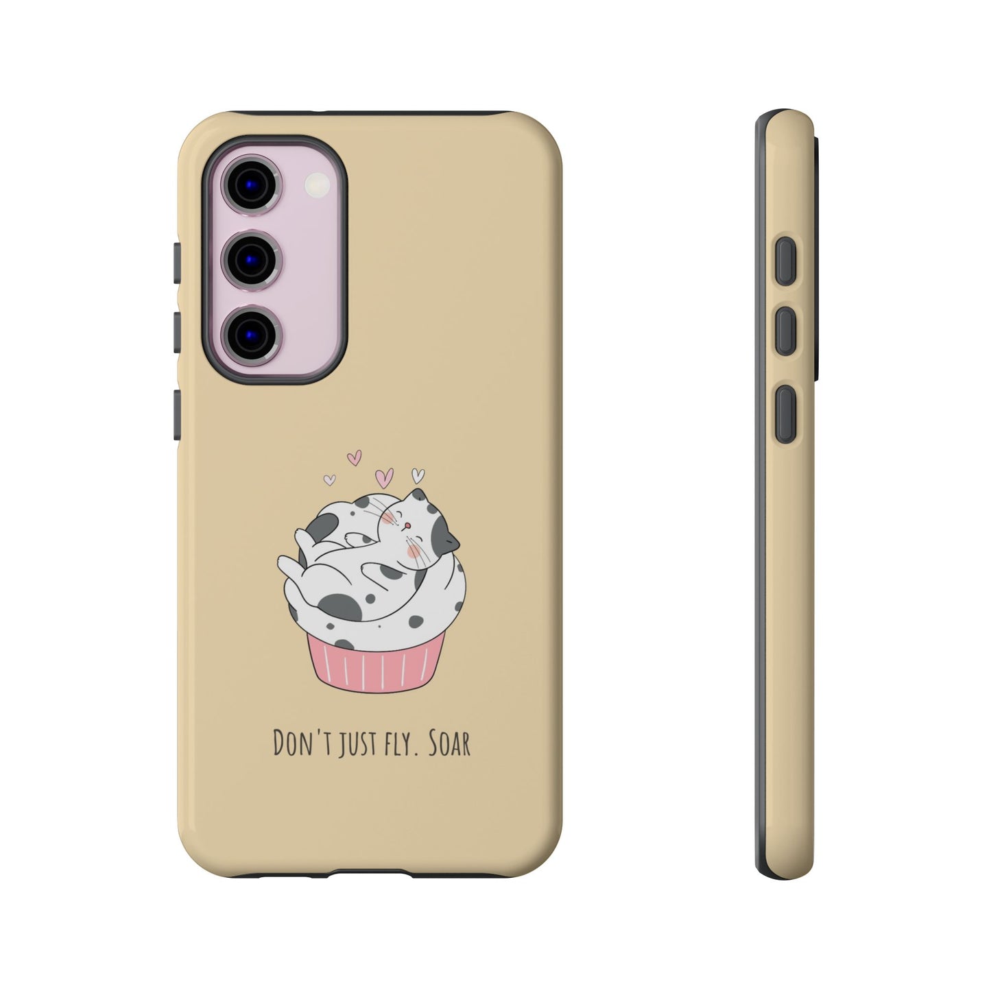 Tough Phone Case, Glossy Cute Design, Durable and Stylish, Trendy Smartphone Cover for Daily Use