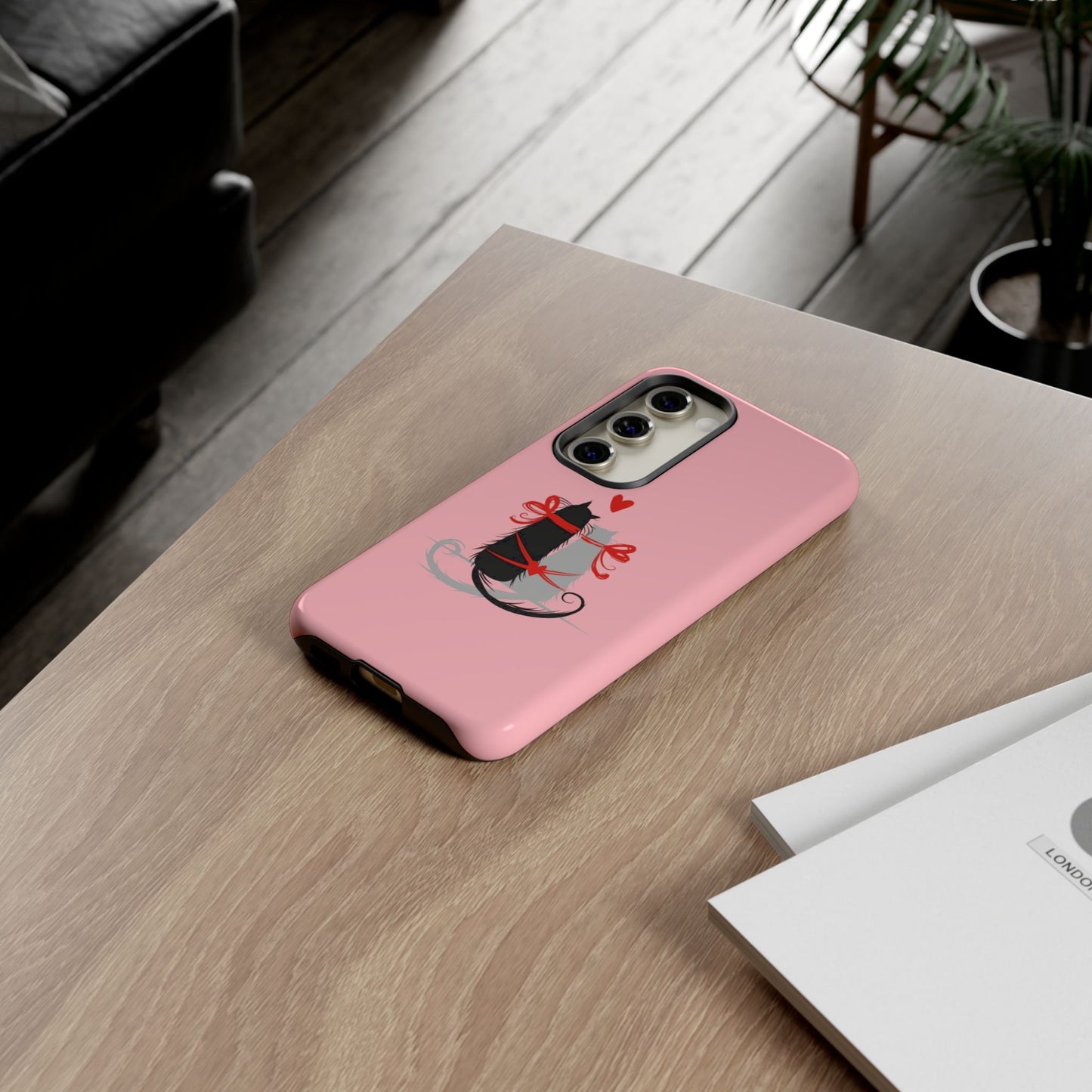 Cute Tough Phone Case, Trendy Glossy Finish, Durable and Fashionable, Stylish Everyday Cover, Smartphone Protection