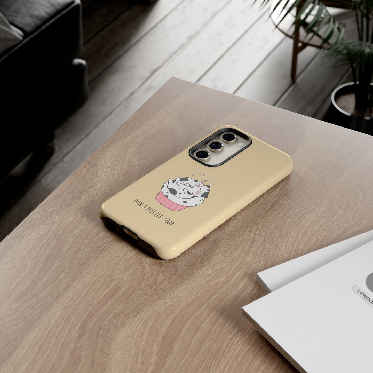 Tough Phone Case, Glossy Cute Design, Durable and Stylish, Trendy Smartphone Cover for Daily Use