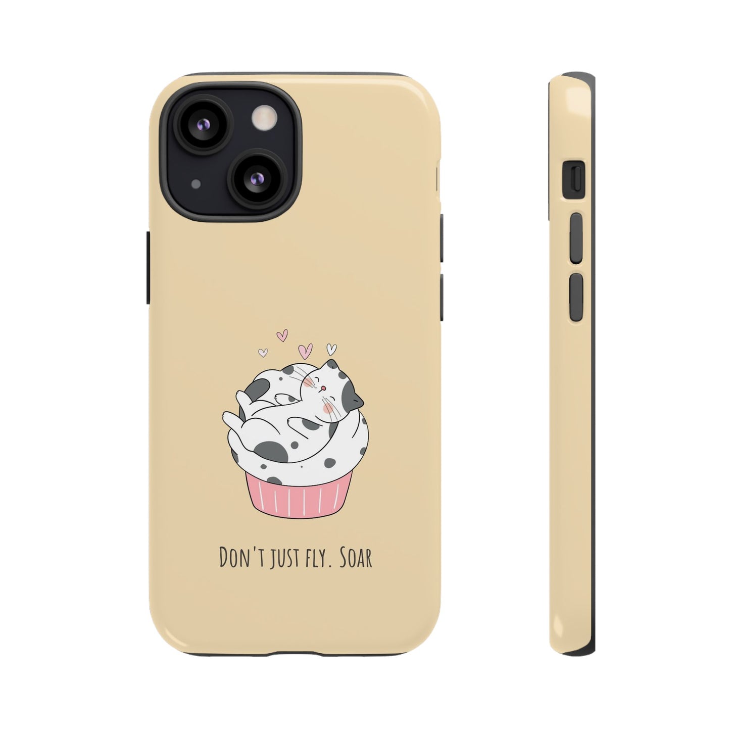 Tough Phone Case, Glossy Cute Design, Durable and Stylish, Trendy Smartphone Cover for Daily Use