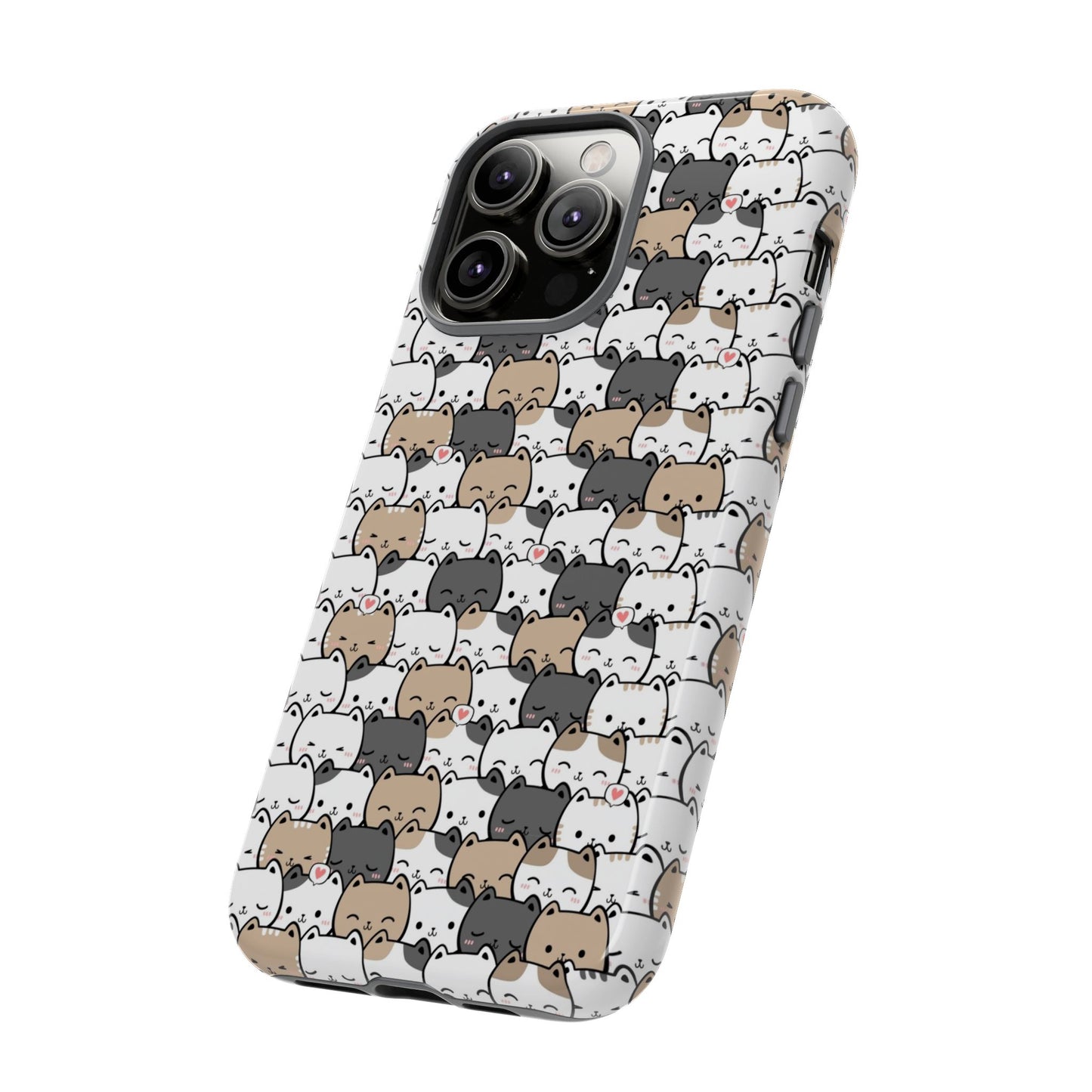 Tough Phone Case, Glossy Cute Finish, Durable and Stylish Design, Trendy Smartphone Protection