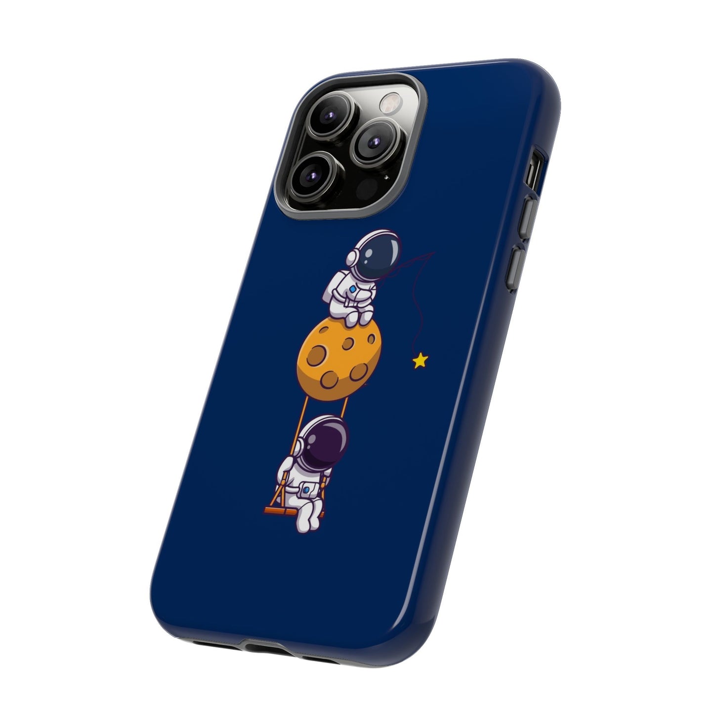 Astronaut Adventure Phone Case - Galaxy Design with Space Explorers