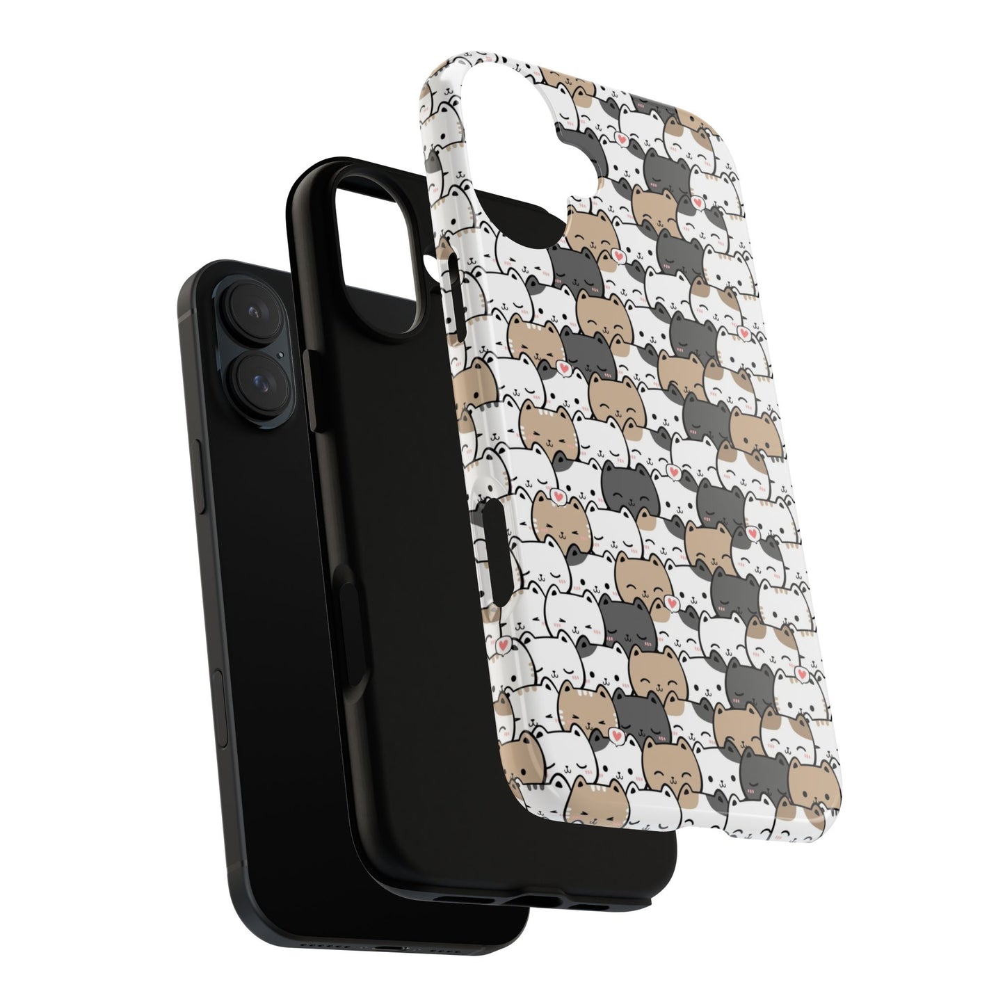 Tough Phone Case, Glossy Cute Finish, Durable and Stylish Design, Trendy Smartphone Protection