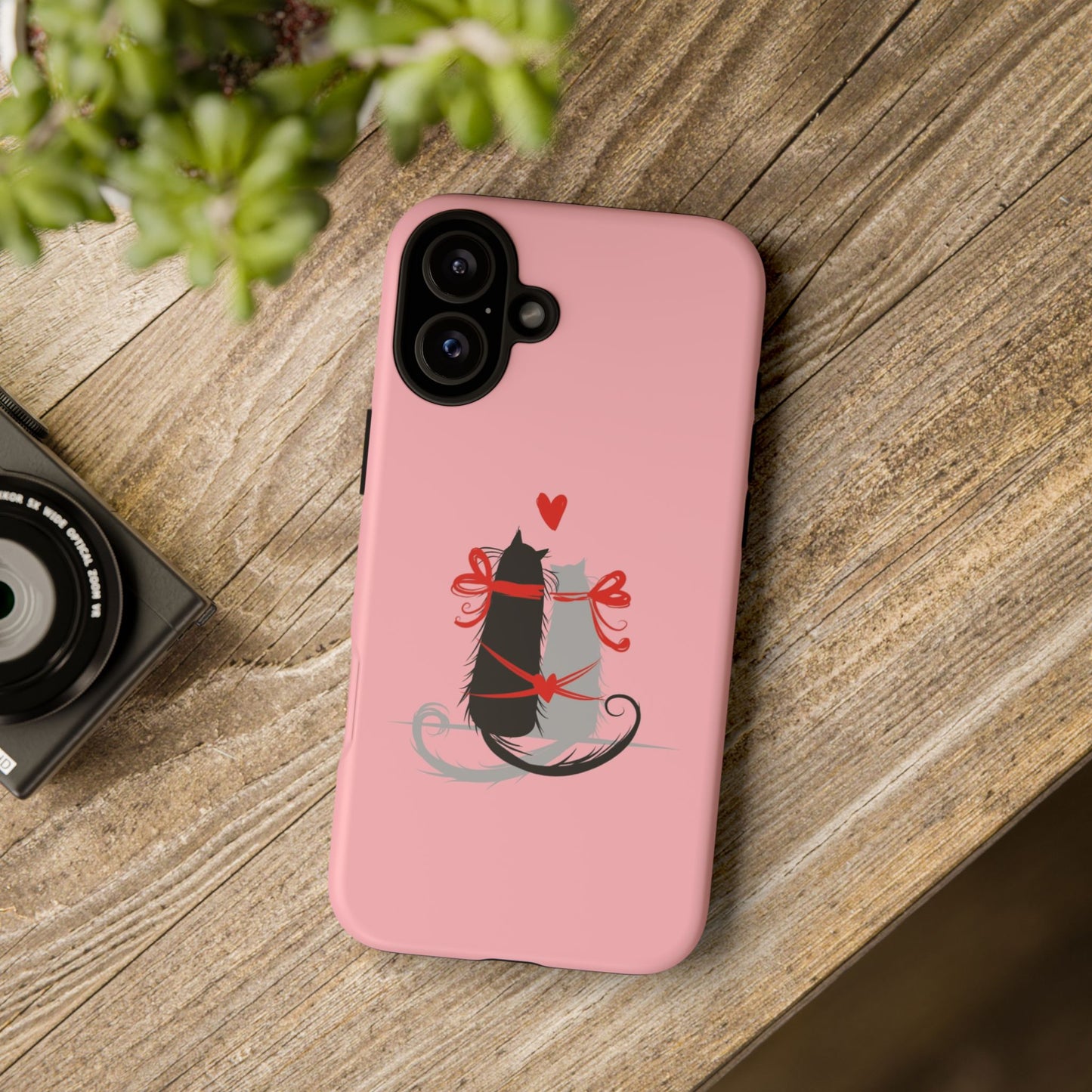 Cute Tough Phone Case, Trendy Glossy Finish, Durable and Fashionable, Stylish Everyday Cover, Smartphone Protection