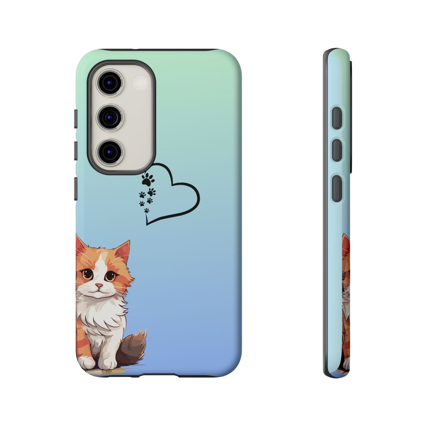 Trendy Tough Phone Case, Glossy Finish, Durable and Stylish, Cute Design for Smartphone Protection