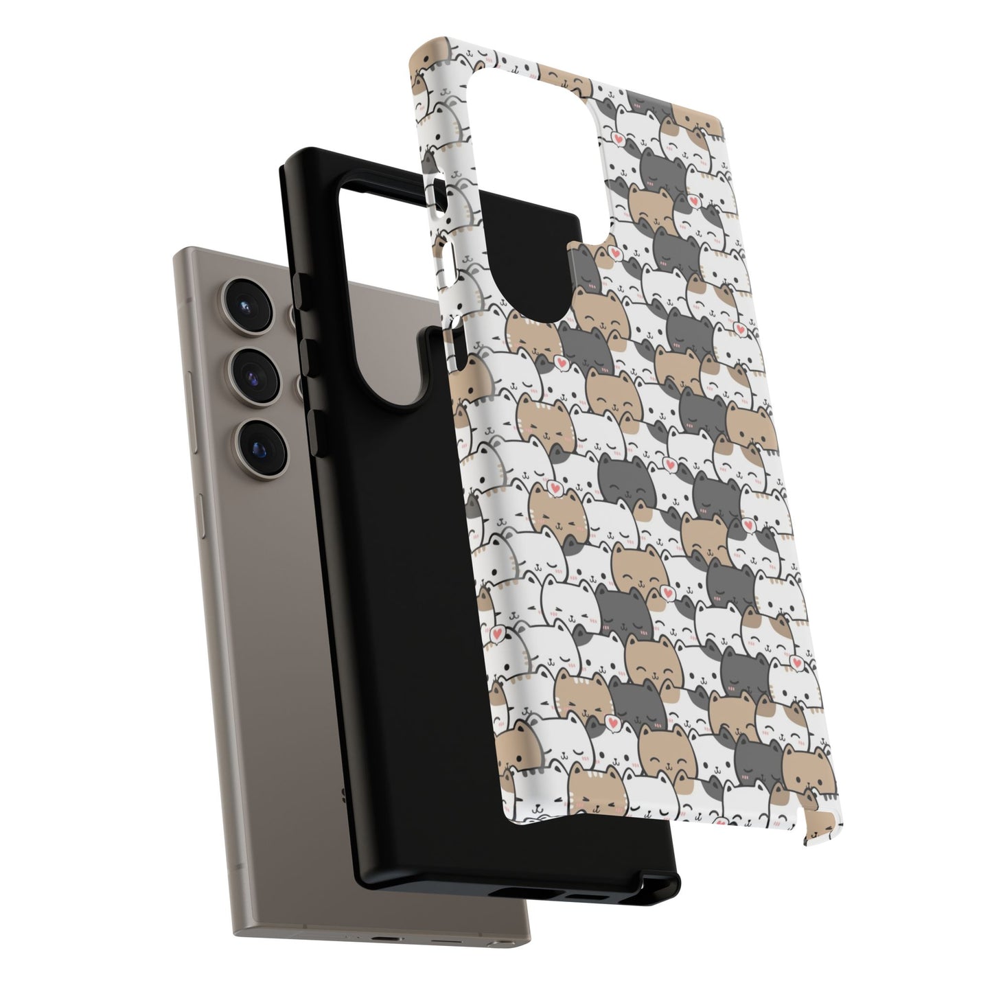 Tough Phone Case, Glossy Cute Finish, Durable and Stylish Design, Trendy Smartphone Protection