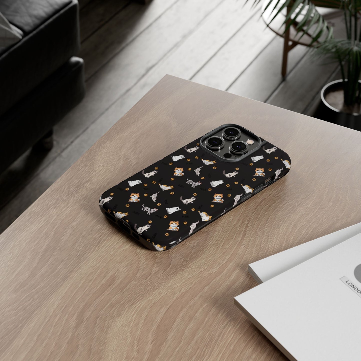 Durable Tough Phone Case, Stylish Glossy Finish, Trendy Cute Design, Everyday Protection for Smartphones