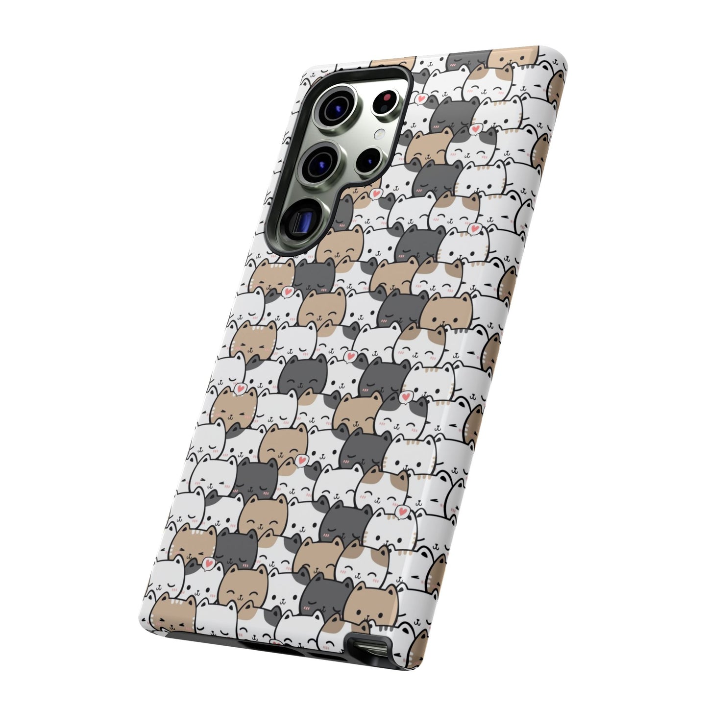 Tough Phone Case, Glossy Cute Finish, Durable and Stylish Design, Trendy Smartphone Protection