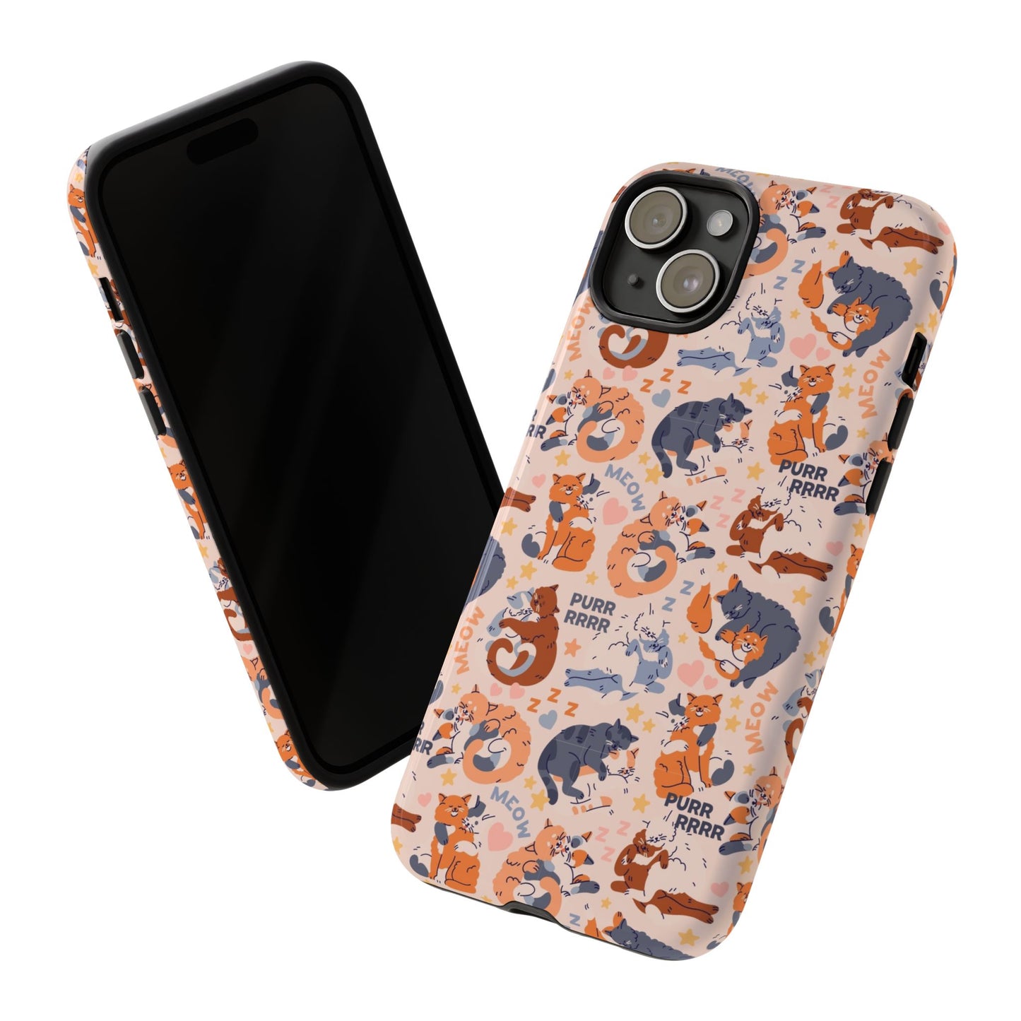 Durable Tough Phone Case, Trendy Cute Glossy Design, Stylish Smartphone Protection for Everyday Use