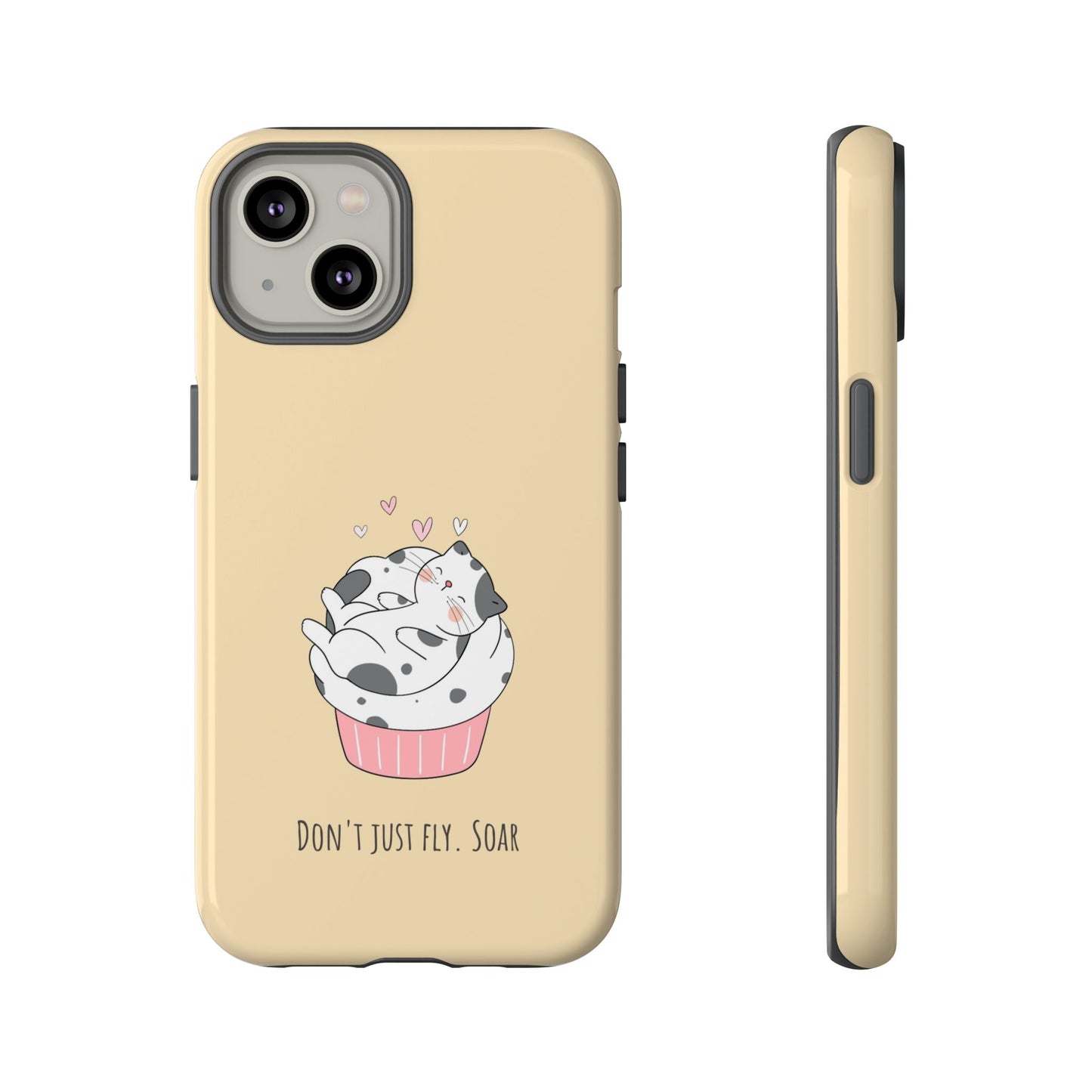 Tough Phone Case, Glossy Cute Design, Durable and Stylish, Trendy Smartphone Cover for Daily Use