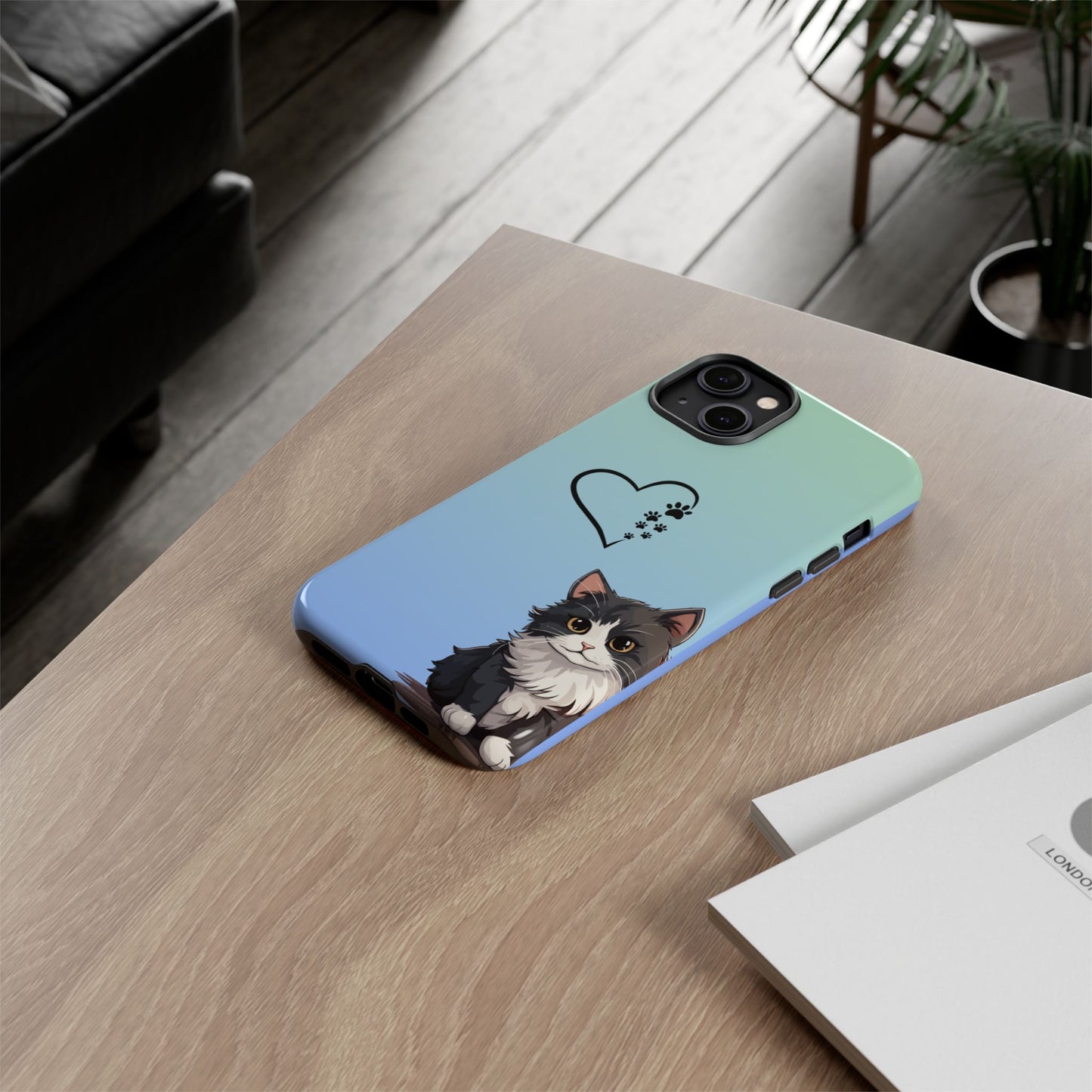 Tough Phone Case, Cute and Stylish Glossy Finish, Trendy Durable Design, Smartphone Protection
