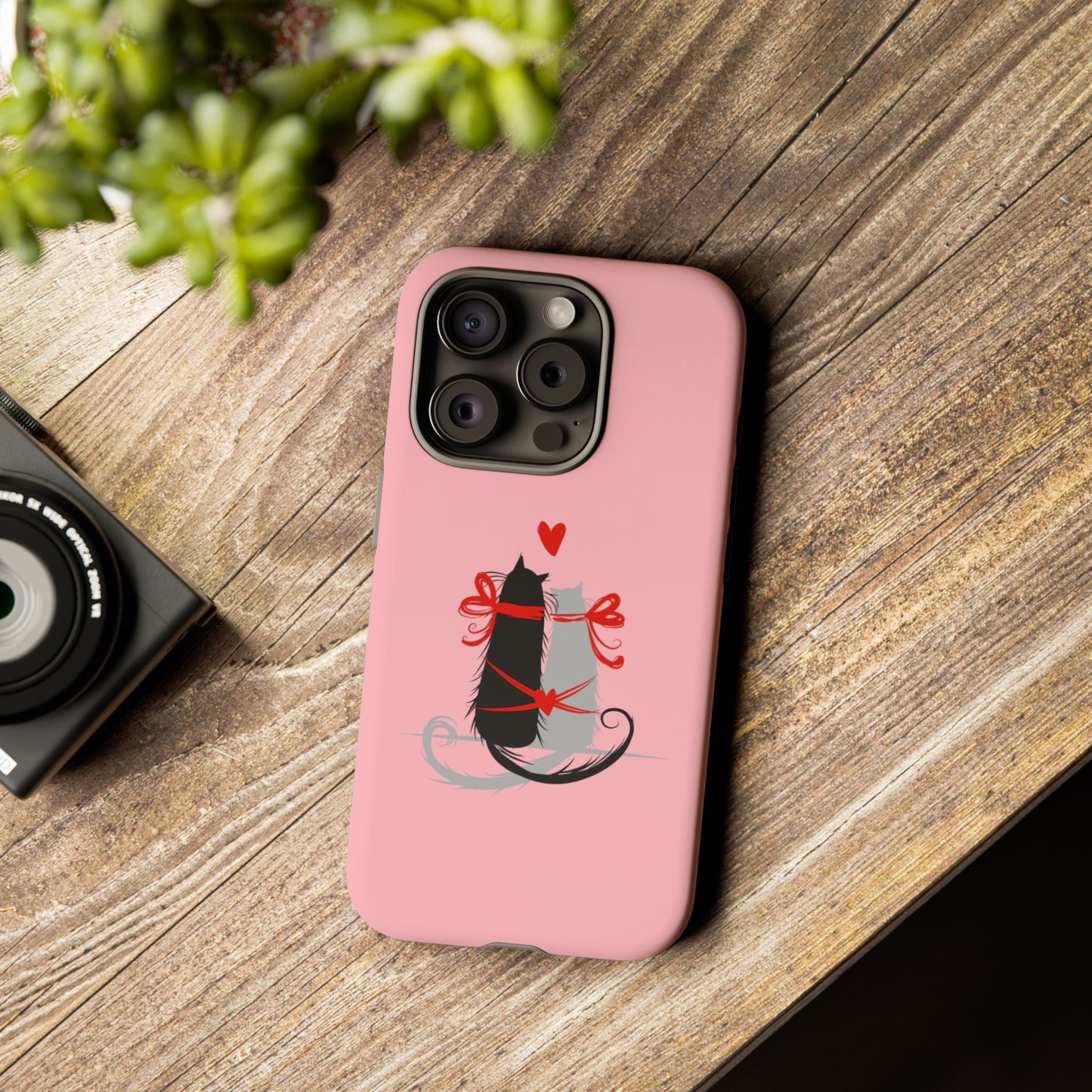 Cute Tough Phone Case, Trendy Glossy Finish, Durable and Fashionable, Stylish Everyday Cover, Smartphone Protection