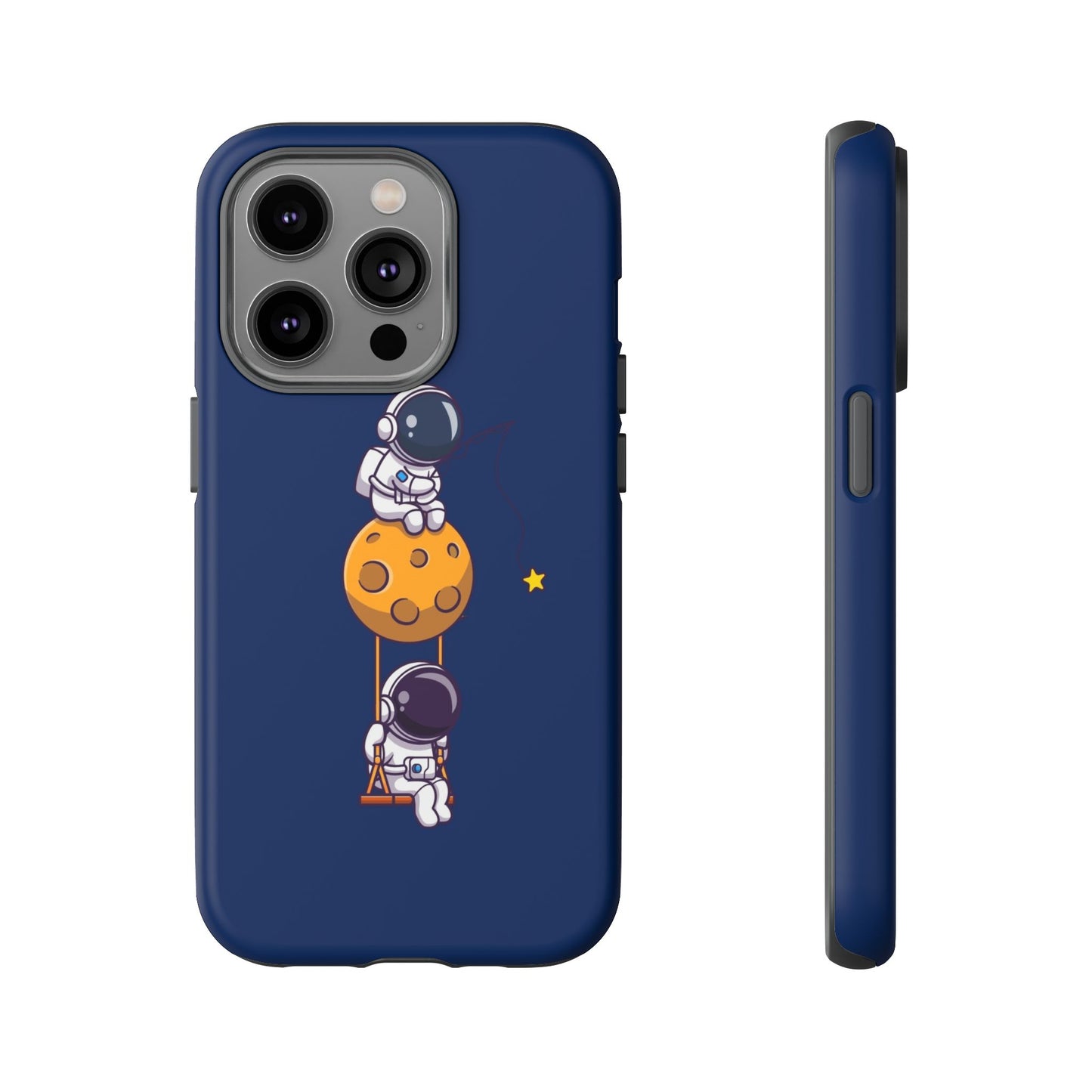 Astronaut Adventure Phone Case - Galaxy Design with Space Explorers