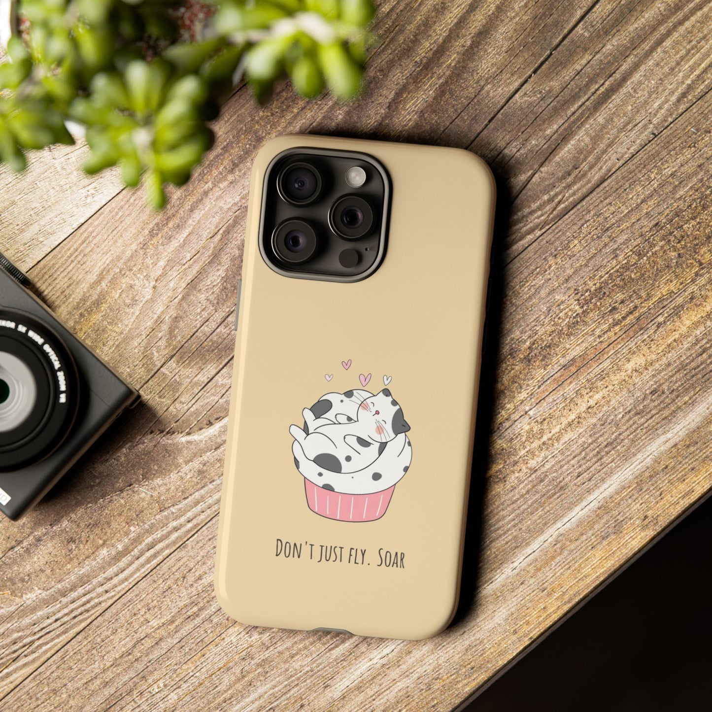 Tough Phone Case, Glossy Cute Design, Durable and Stylish, Trendy Smartphone Cover for Daily Use