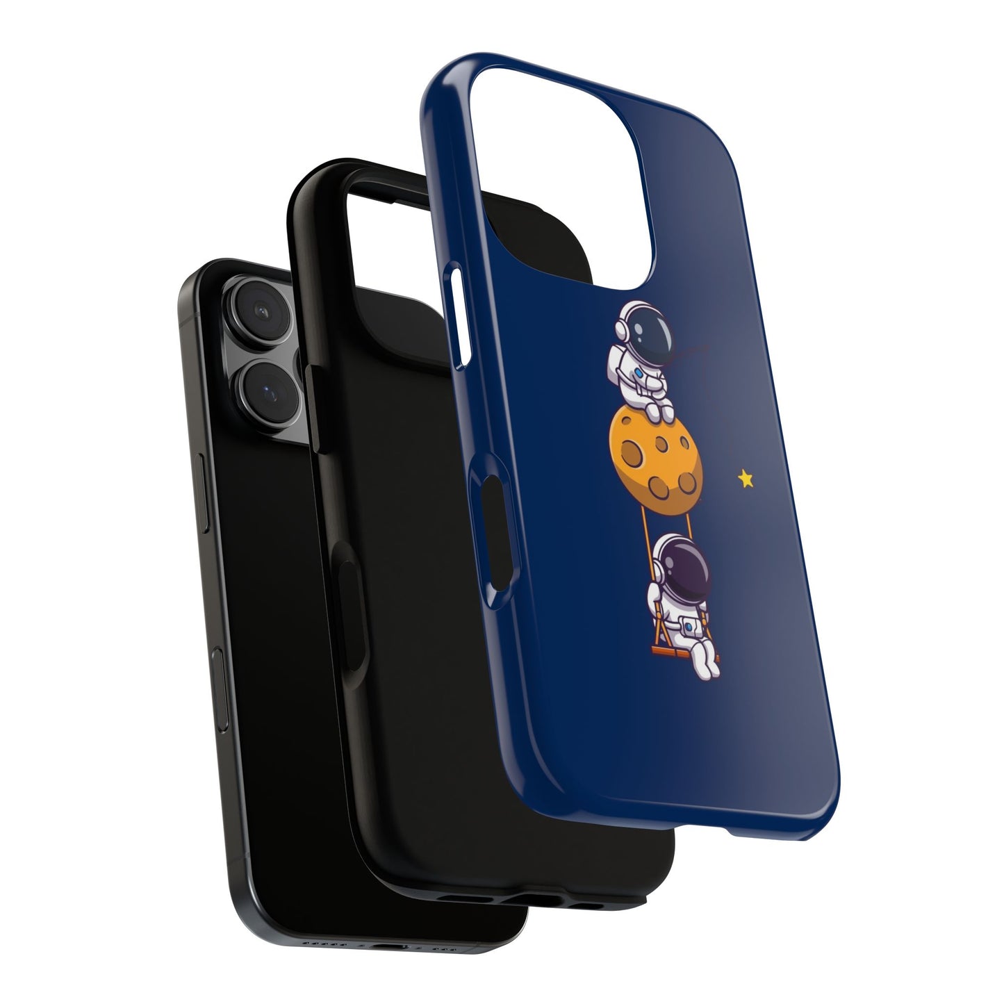 Astronaut Adventure Phone Case - Galaxy Design with Space Explorers