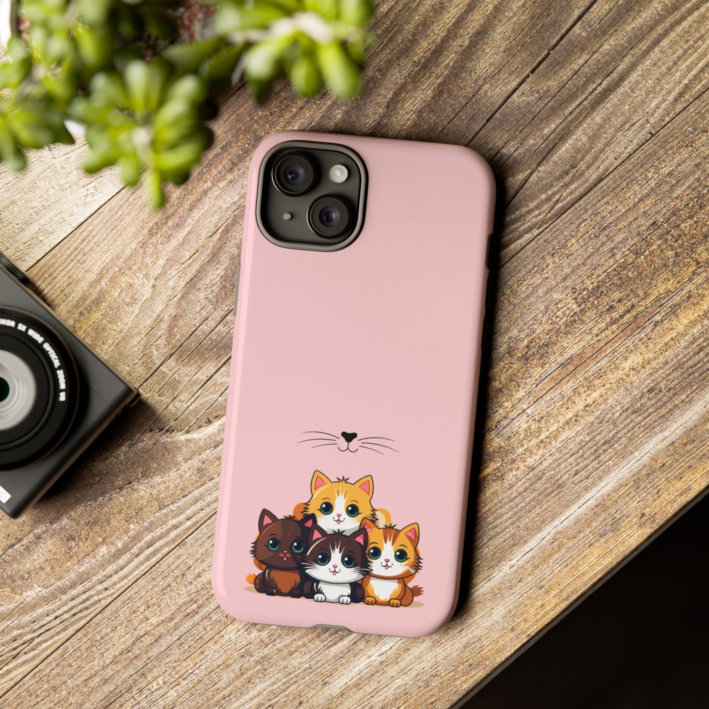 Durable Tough Phone Case, Glossy Stylish Finish, Trendy and Cute Design, Fashionable Everyday Smartphone Cover