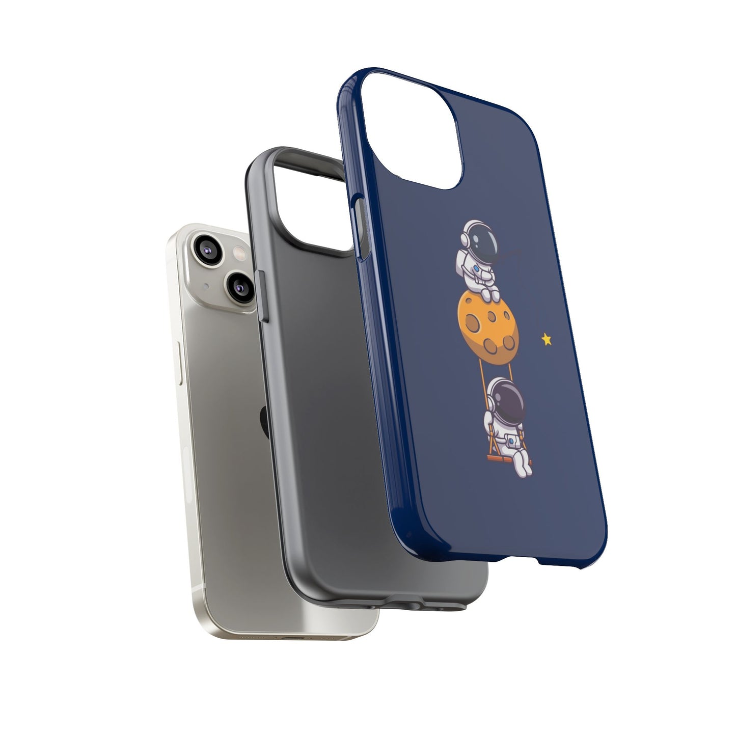Astronaut Adventure Phone Case - Galaxy Design with Space Explorers