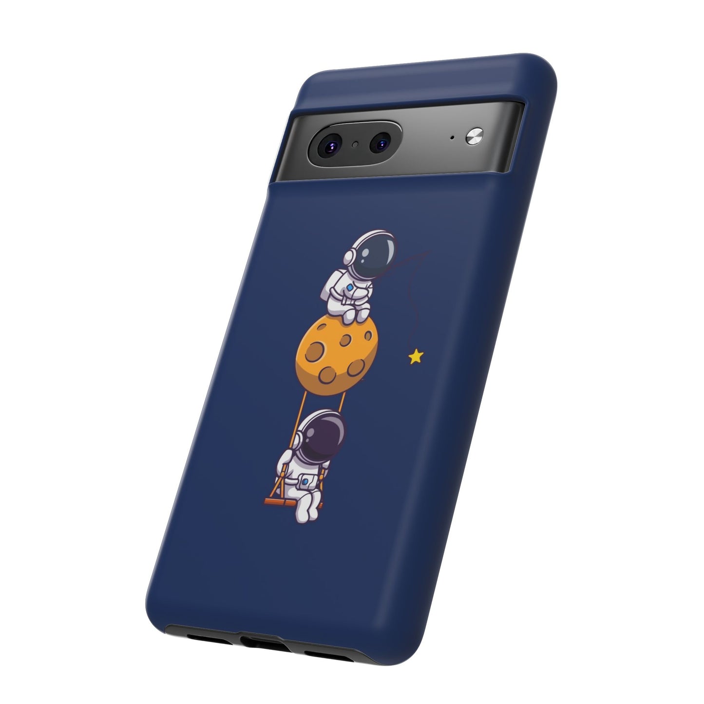 Astronaut Adventure Phone Case - Galaxy Design with Space Explorers