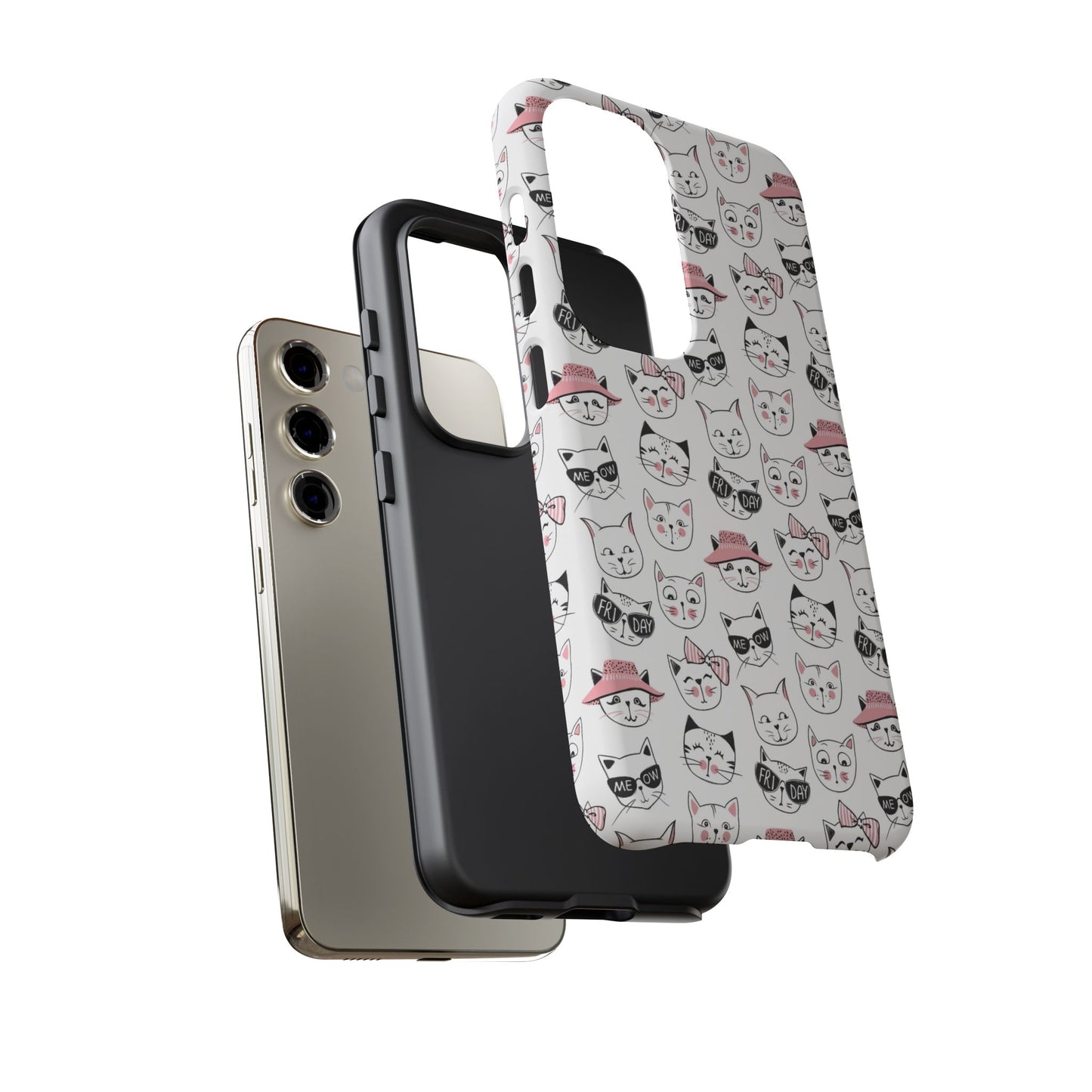 Durable Tough Phone Case, Stylish Glossy Finish, Trendy and Cute Smartphone Cover for Protection