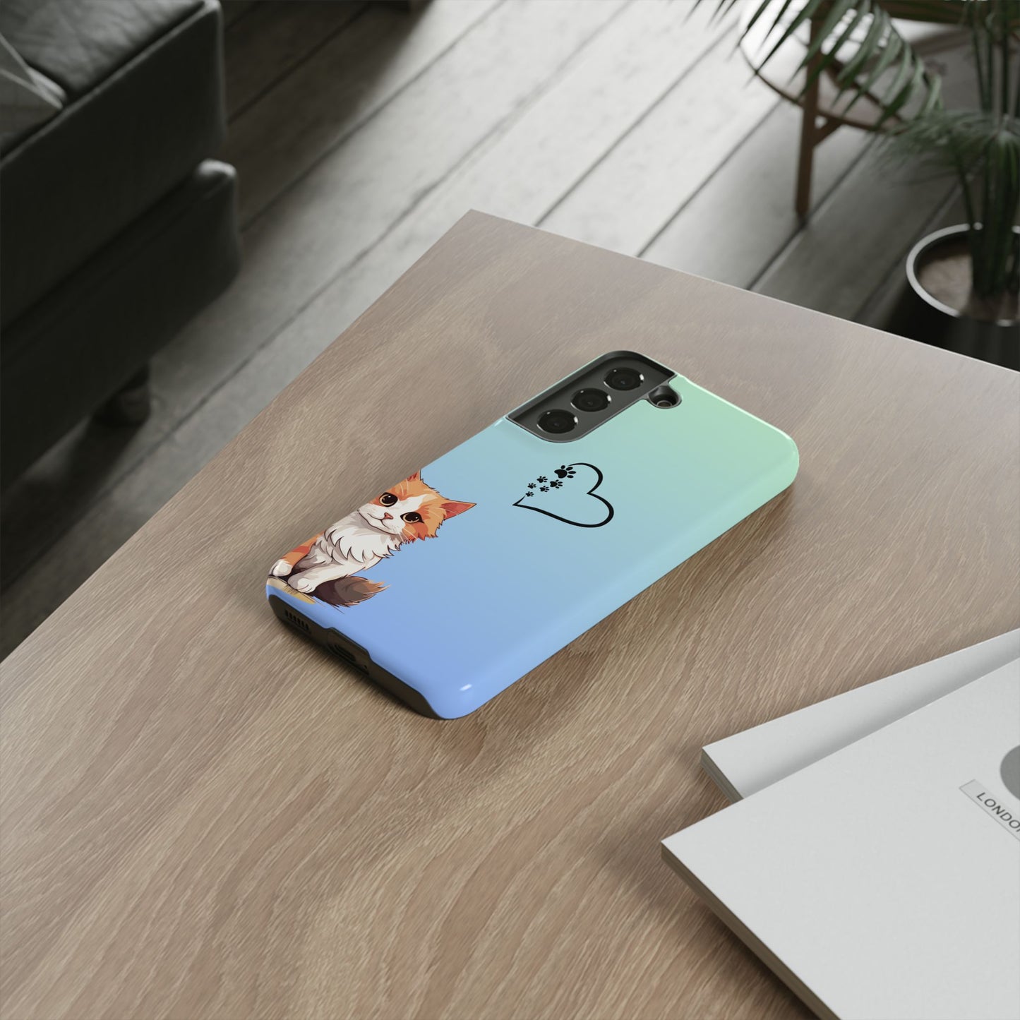 Trendy Tough Phone Case, Glossy Finish, Durable and Stylish, Cute Design for Smartphone Protection