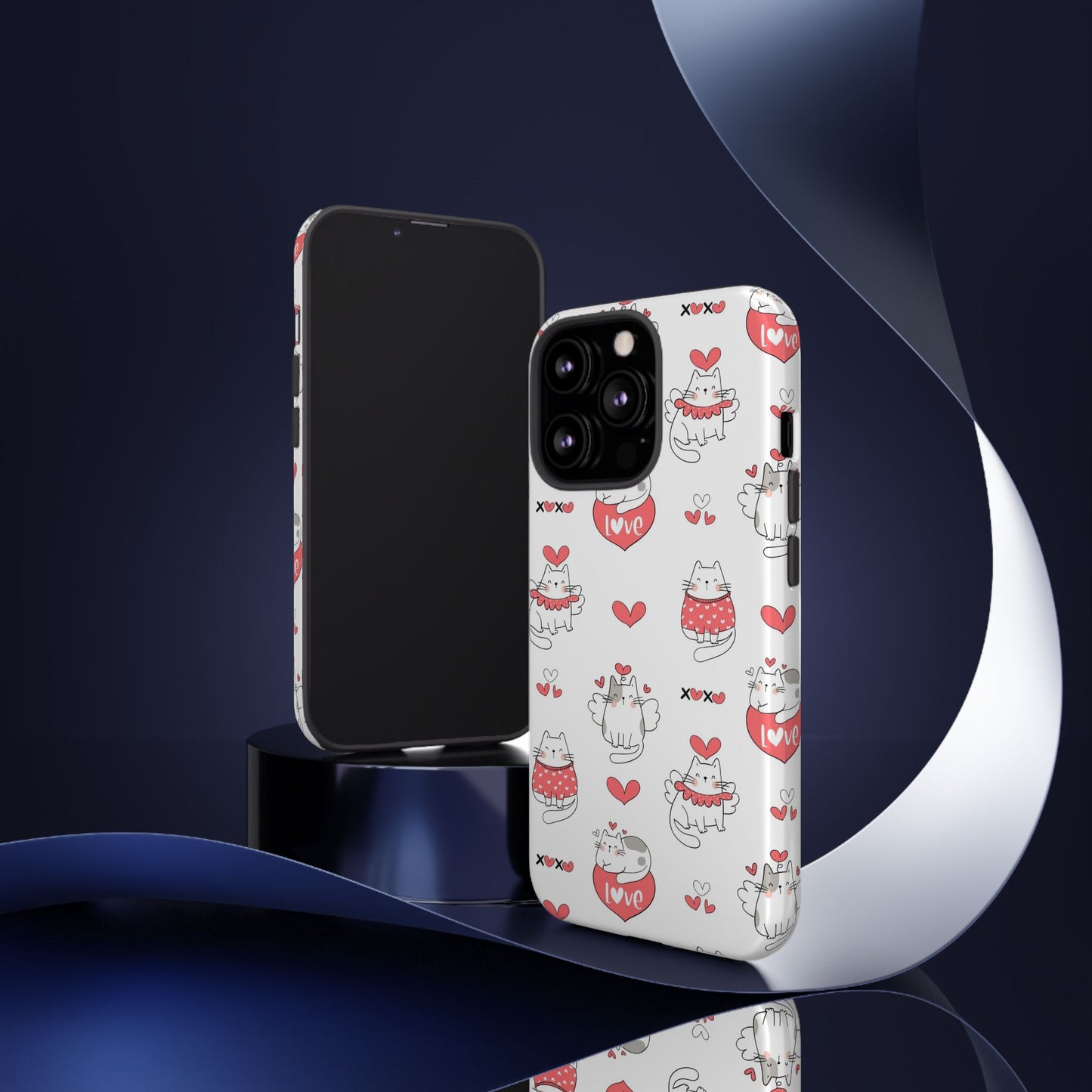 Durable Tough Phone Case, Trendy Glossy Cover, Stylish Cute Design, Perfect for Smartphone Protection