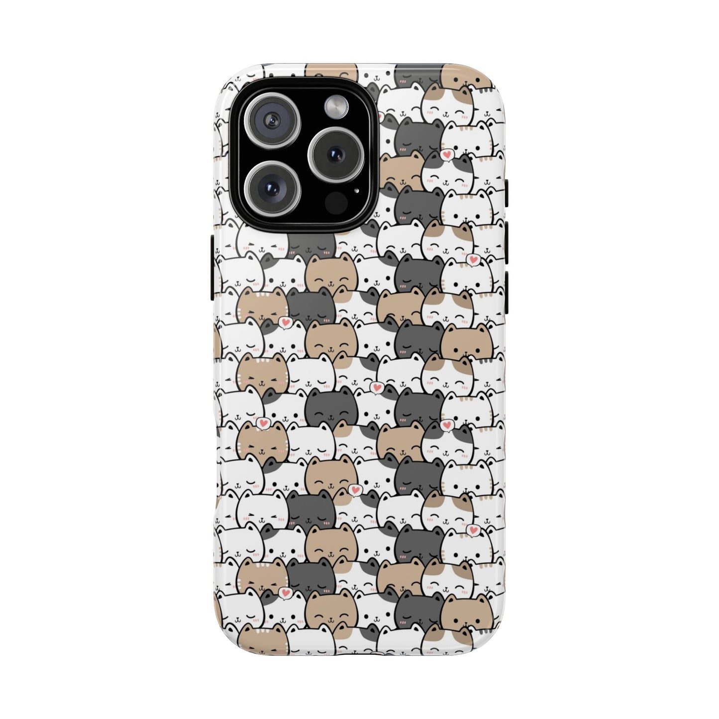 Tough Phone Case, Glossy Cute Finish, Durable and Stylish Design, Trendy Smartphone Protection