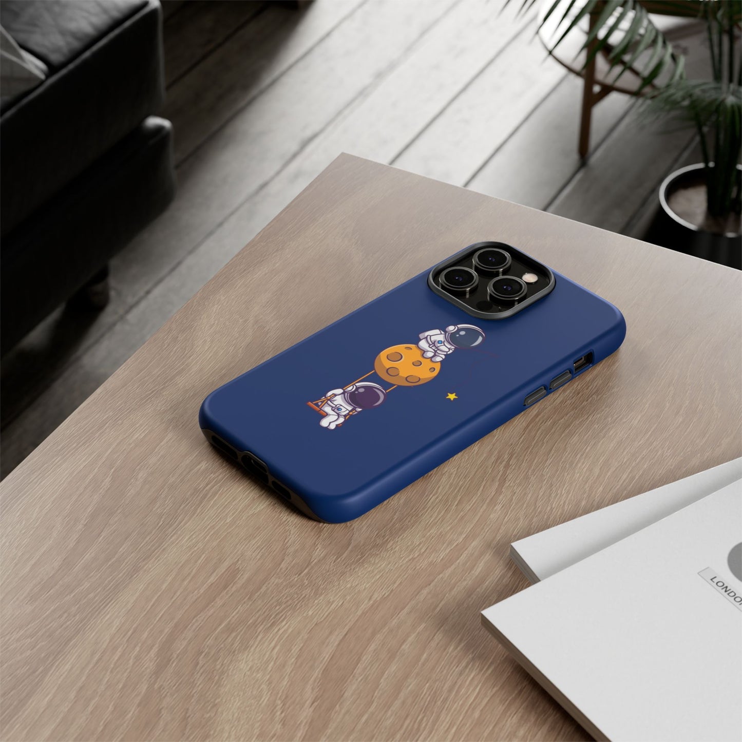 Astronaut Adventure Phone Case - Galaxy Design with Space Explorers