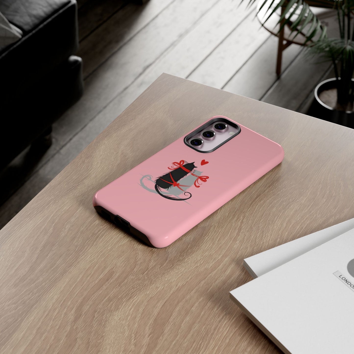 Cute Tough Phone Case, Trendy Glossy Finish, Durable and Fashionable, Stylish Everyday Cover, Smartphone Protection