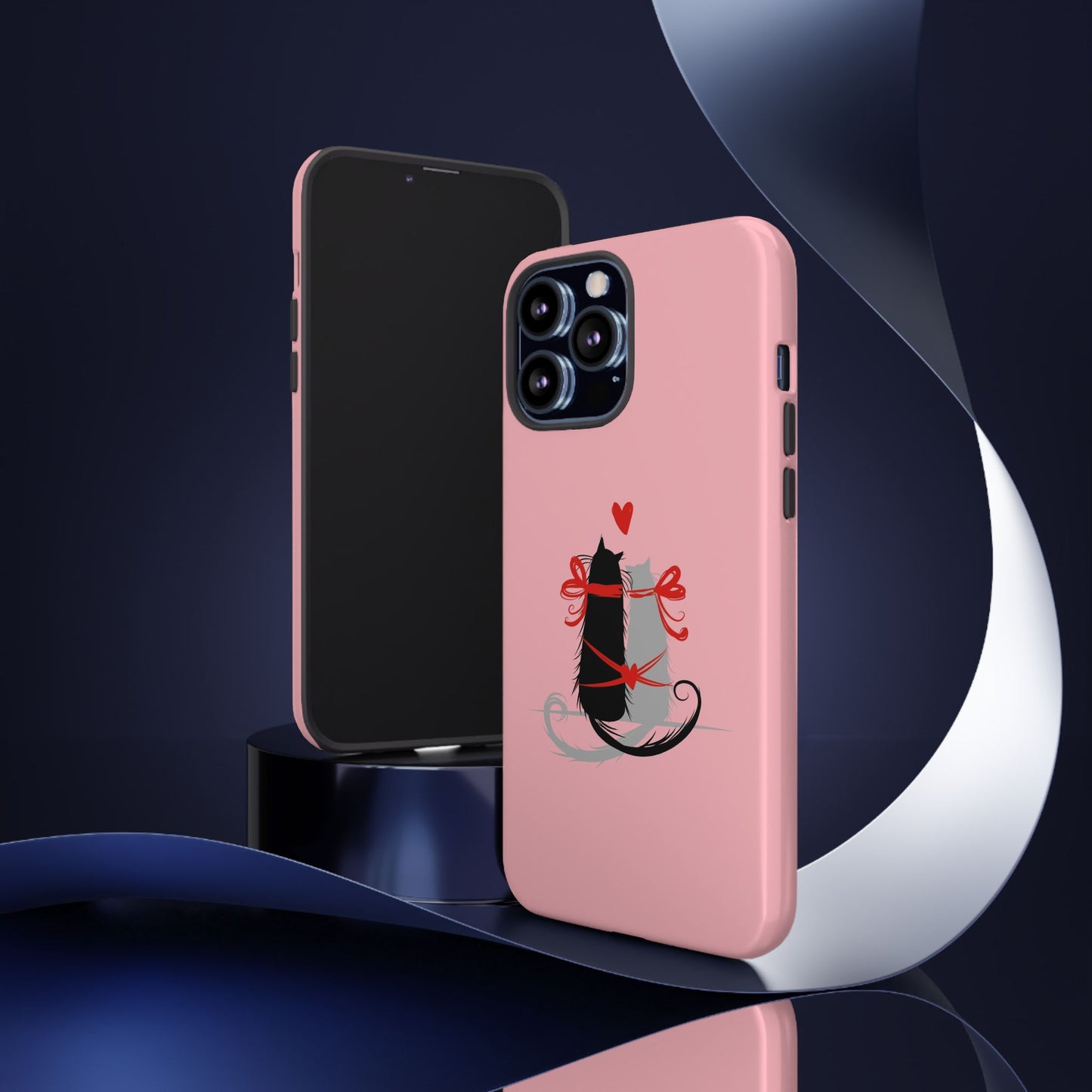 Cute Tough Phone Case, Trendy Glossy Finish, Durable and Fashionable, Stylish Everyday Cover, Smartphone Protection