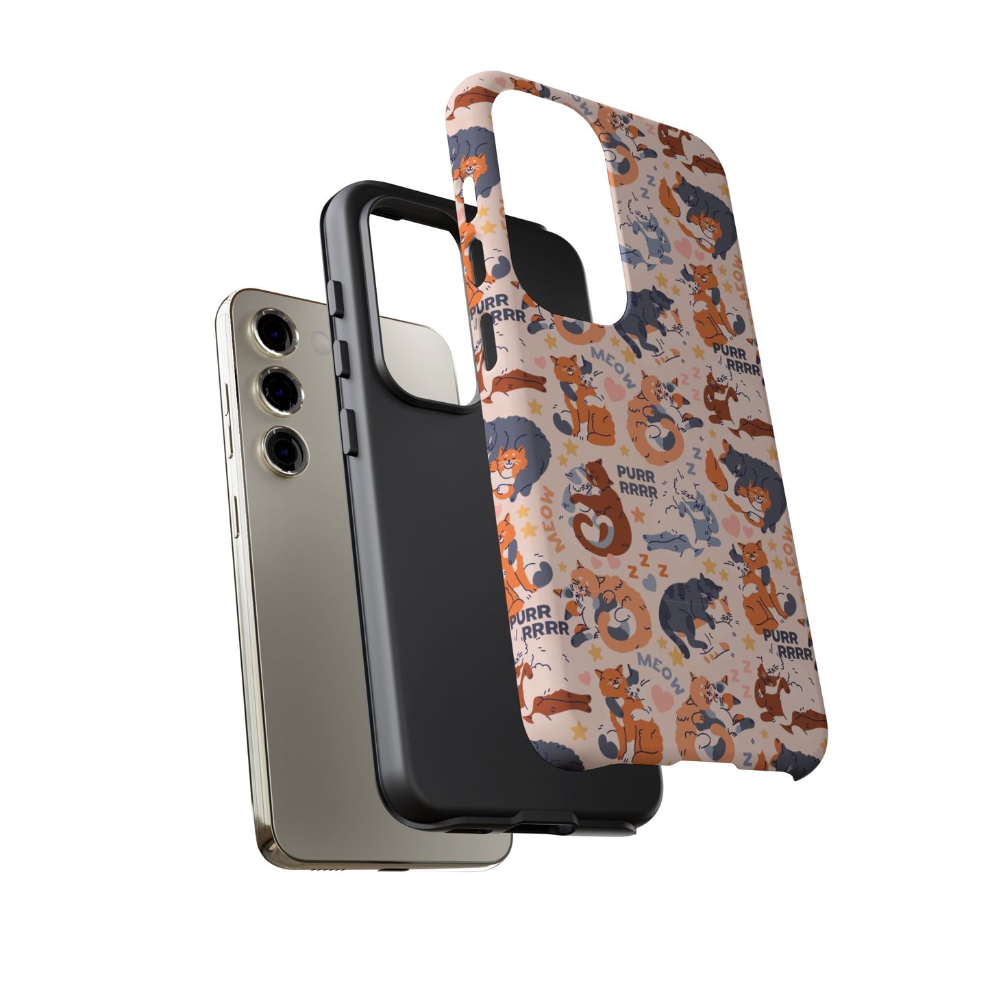 Durable Tough Phone Case, Trendy Cute Glossy Design, Stylish Smartphone Protection for Everyday Use