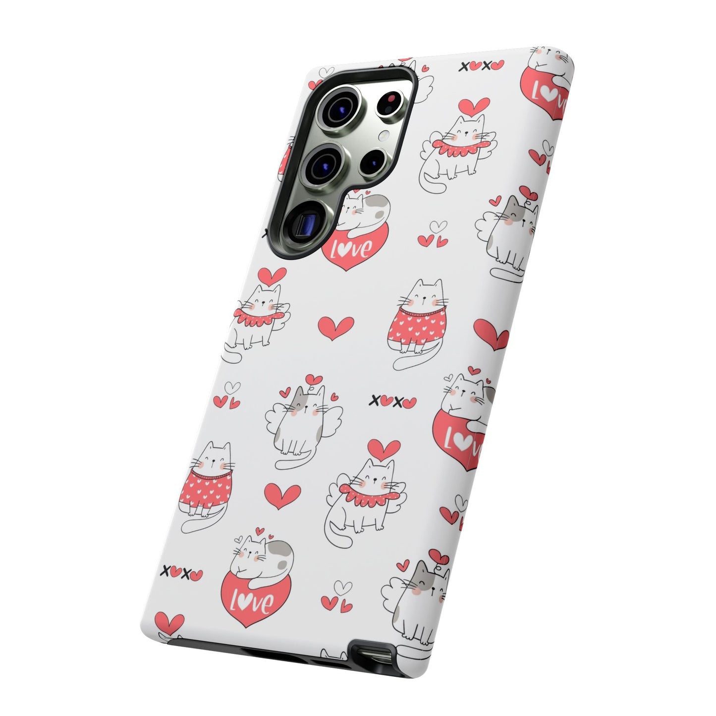 Durable Tough Phone Case, Trendy Glossy Cover, Stylish Cute Design, Perfect for Smartphone Protection