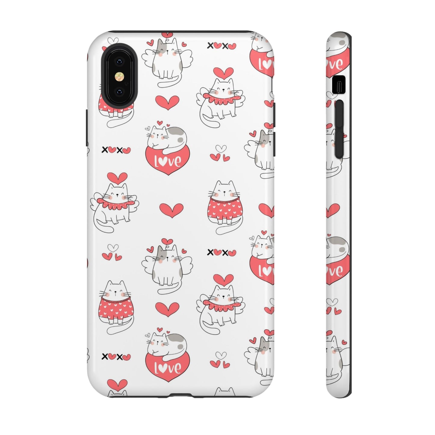 Durable Tough Phone Case, Trendy Glossy Cover, Stylish Cute Design, Perfect for Smartphone Protection