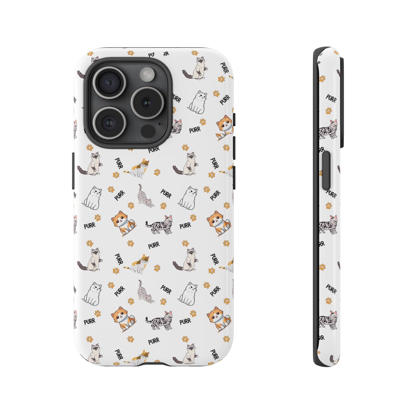 Tough Phone Case, Glossy Finish, Trendy and Cute, Durable Smartphone Protection for Daily Us