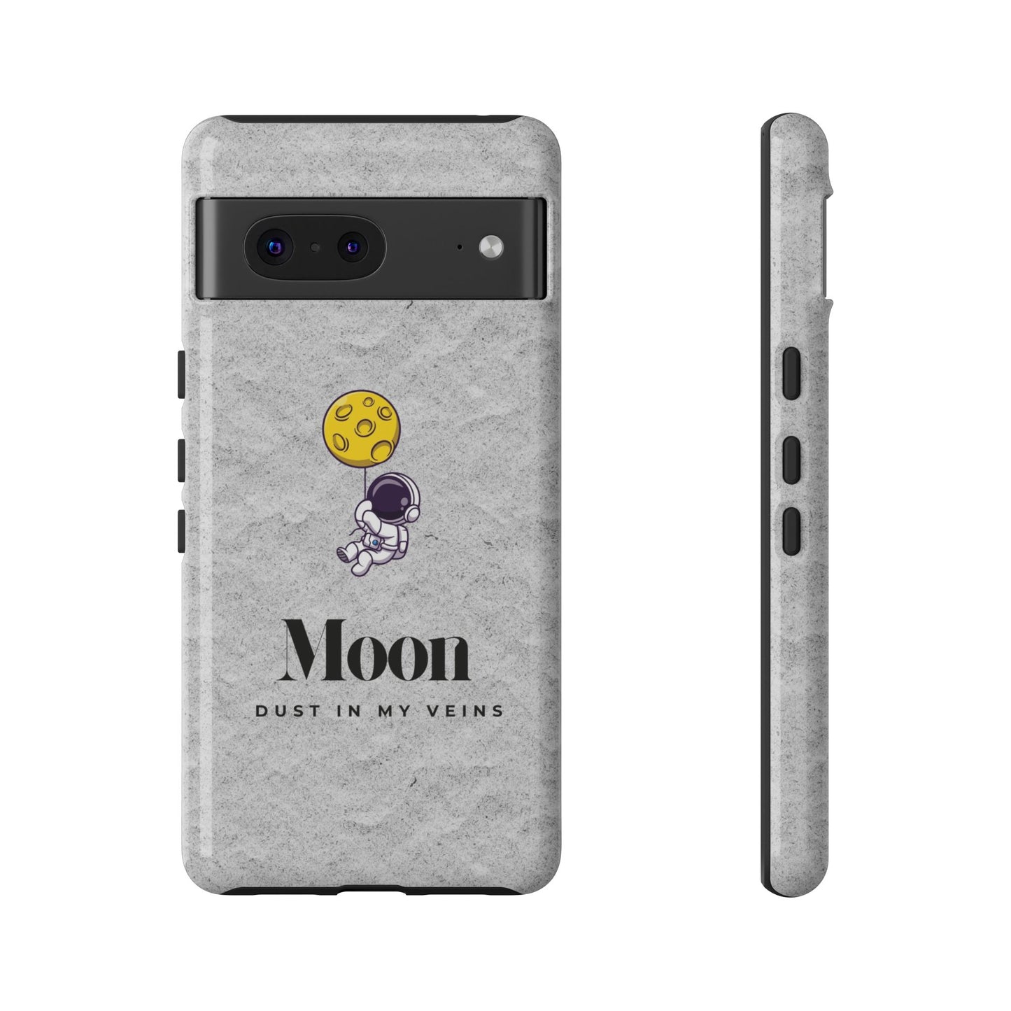Astronaut Moon Phone Case - "Dust in My Veins" Durable Tough Case