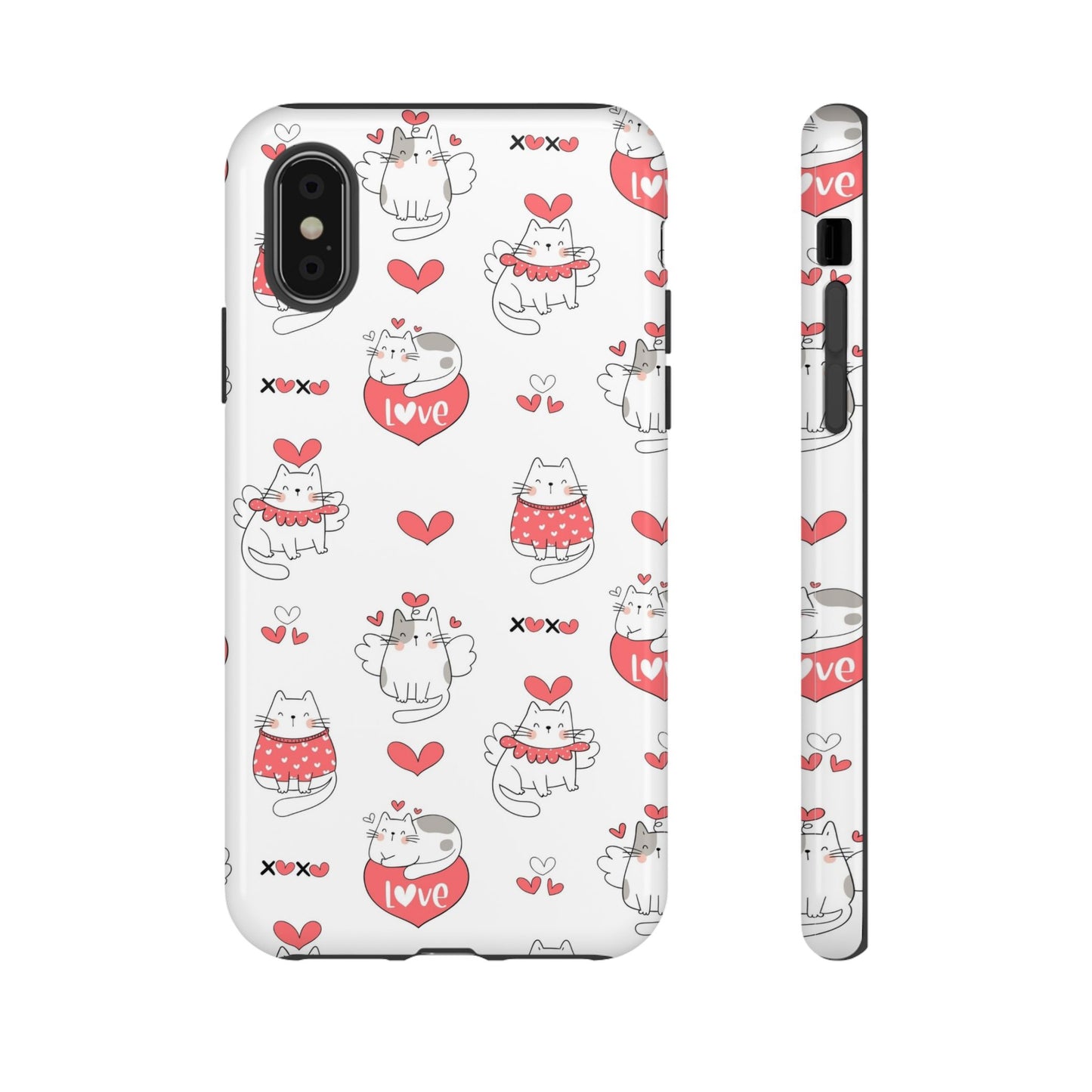 Durable Tough Phone Case, Trendy Glossy Cover, Stylish Cute Design, Perfect for Smartphone Protection