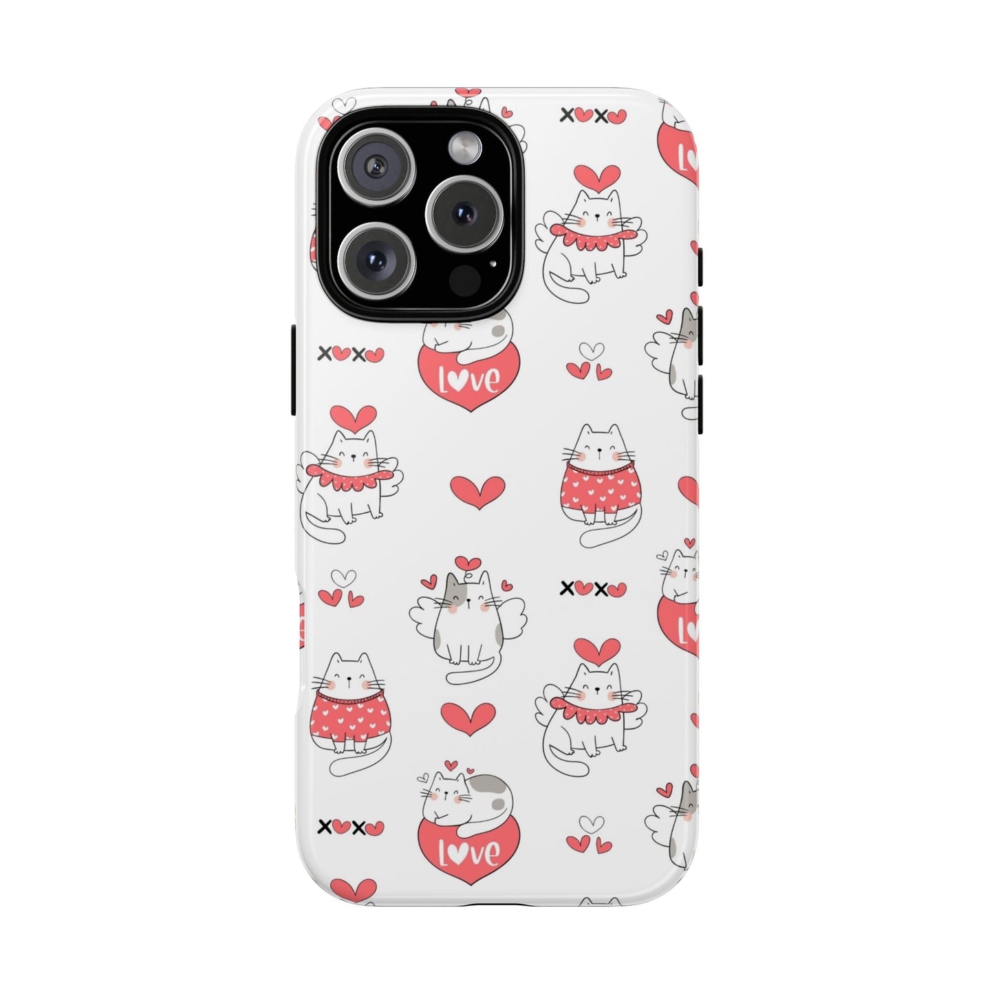 Durable Tough Phone Case, Trendy Glossy Cover, Stylish Cute Design, Perfect for Smartphone Protection