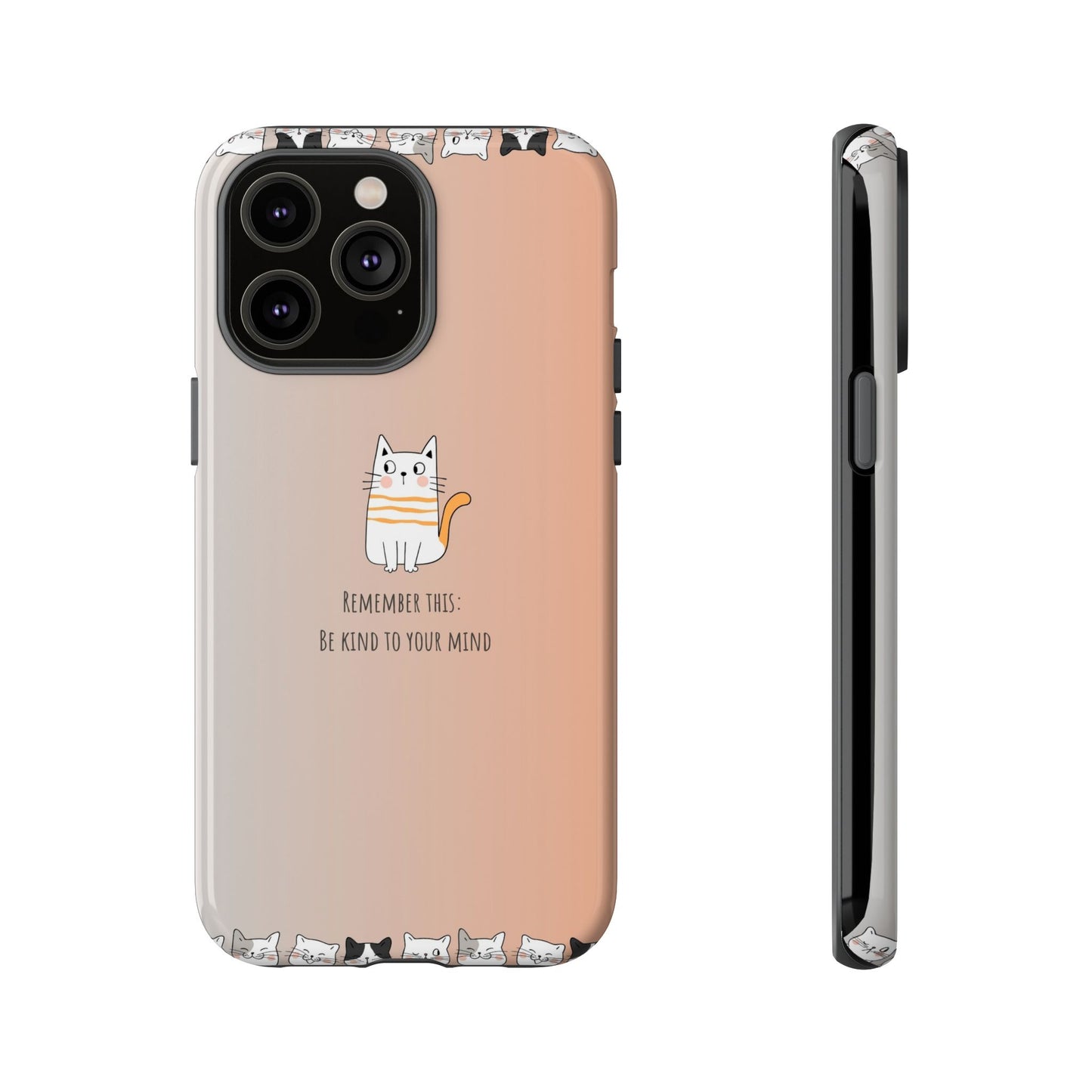 Durable Tough Phone Case, Cute Stylish Design, Glossy Trendy Cover for Smartphone Protection