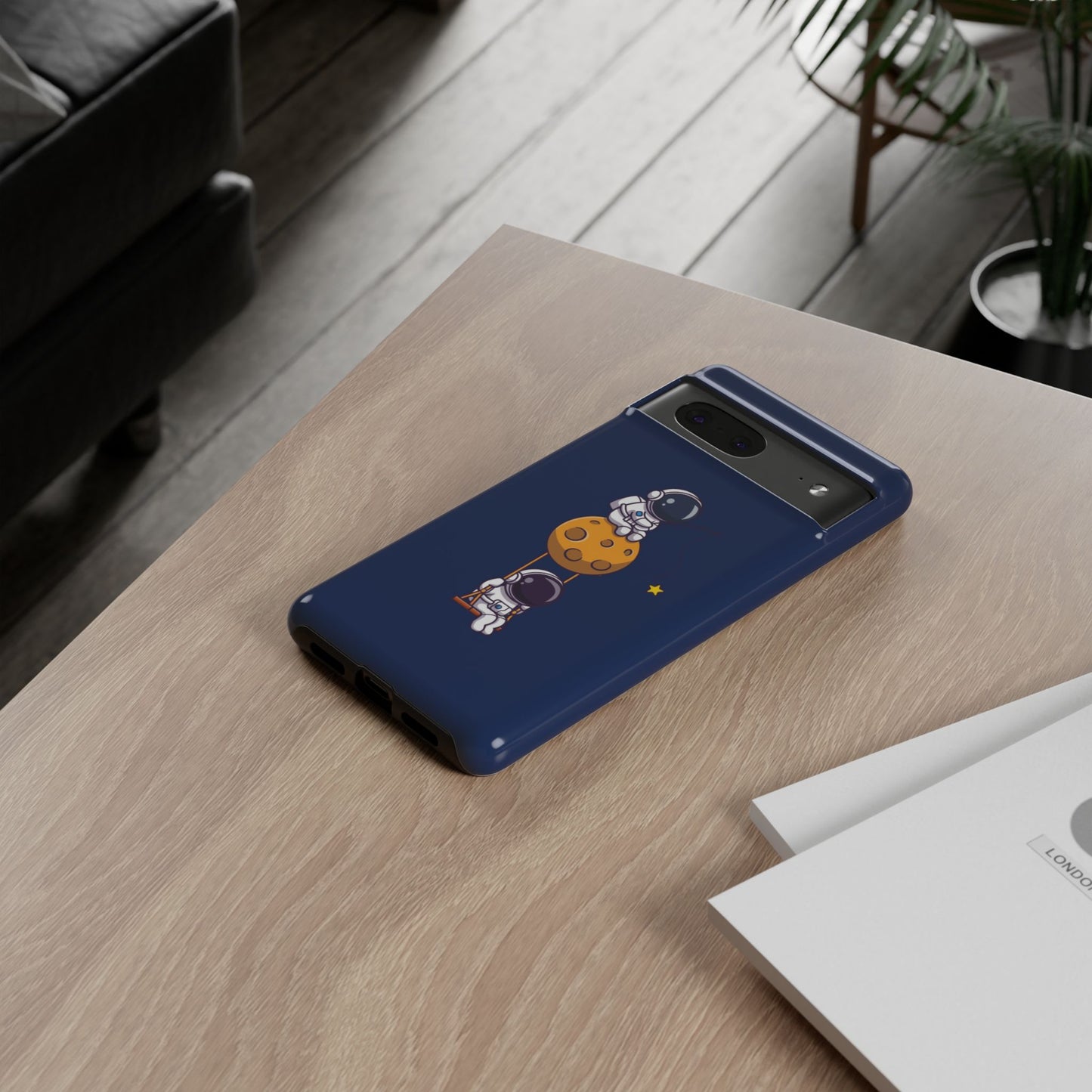 Astronaut Adventure Phone Case - Galaxy Design with Space Explorers