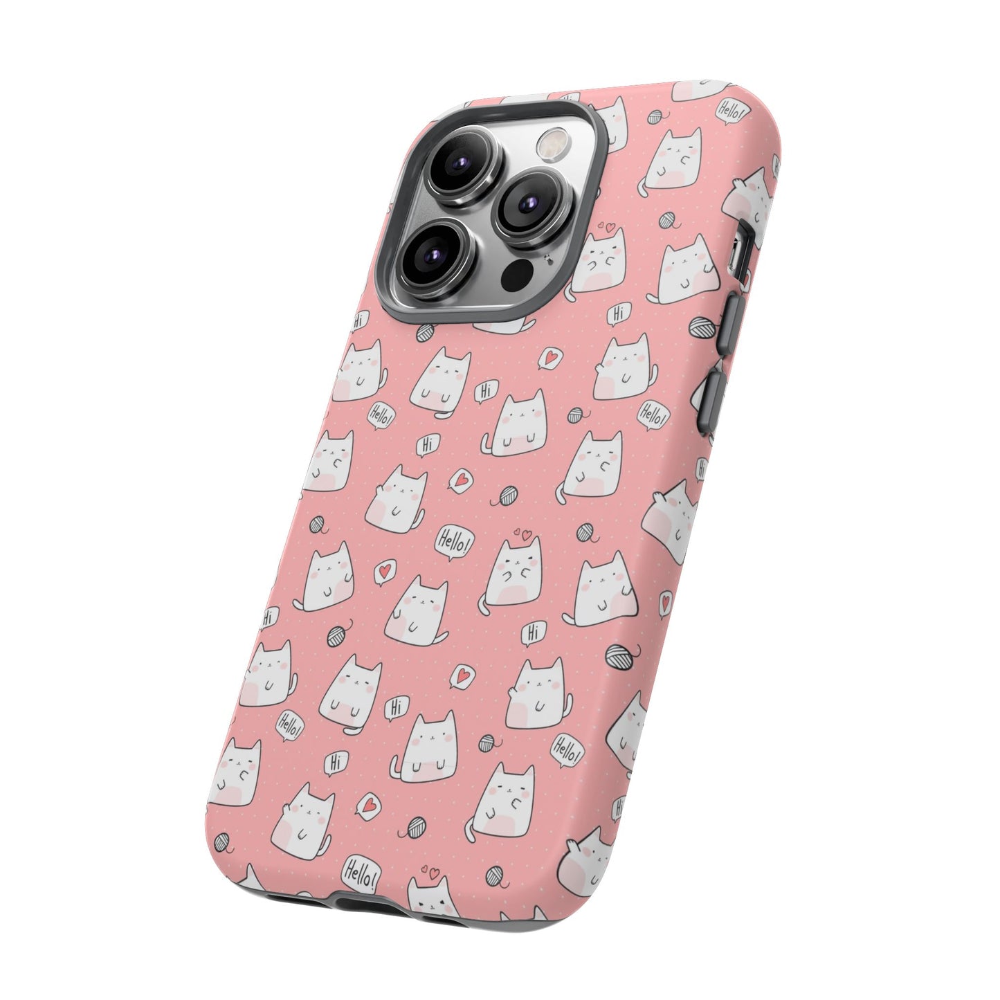 Tough Phone Case, Durable Glossy Cover, Trendy Stylish Design, Cute Protection for Smartphones