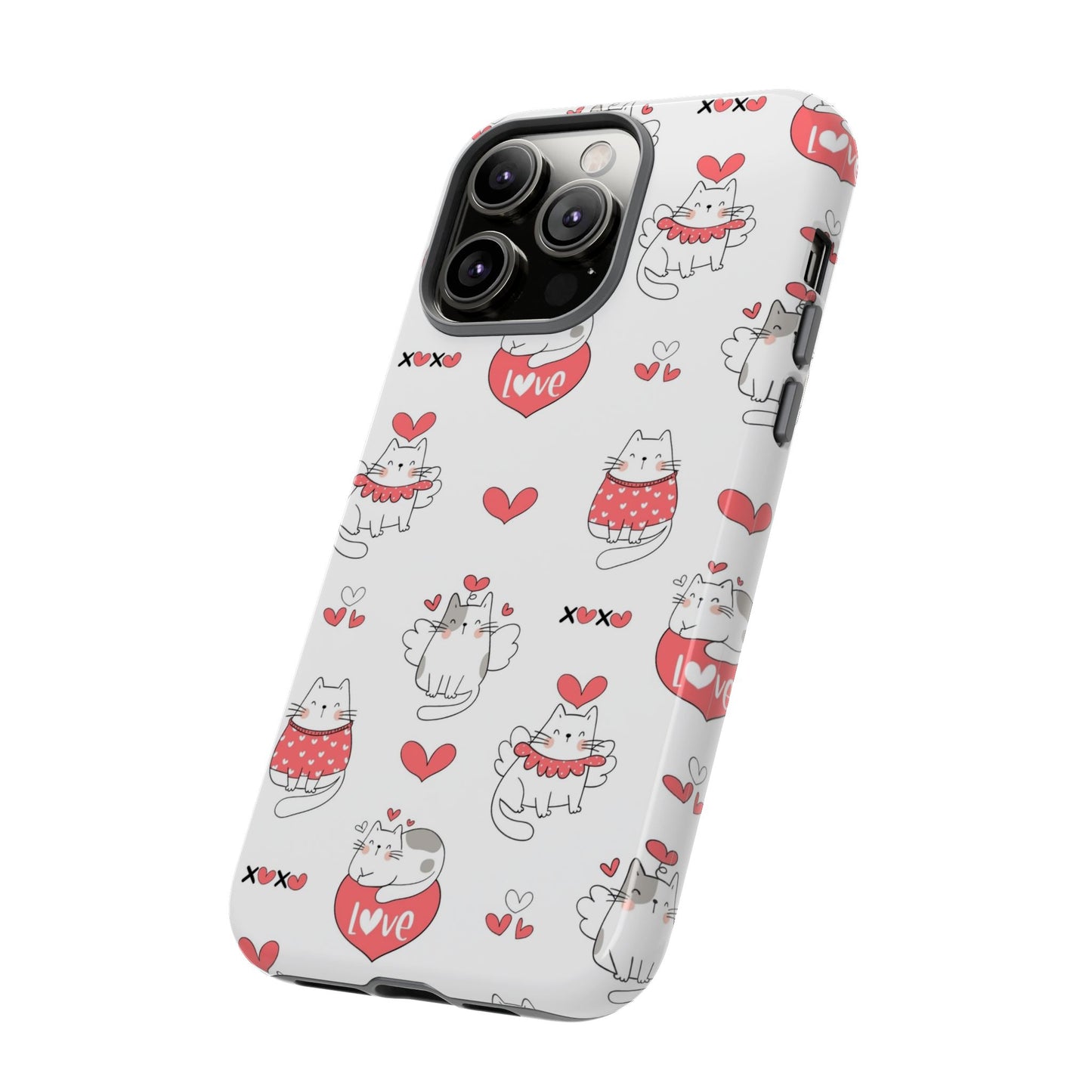 Durable Tough Phone Case, Trendy Glossy Cover, Stylish Cute Design, Perfect for Smartphone Protection