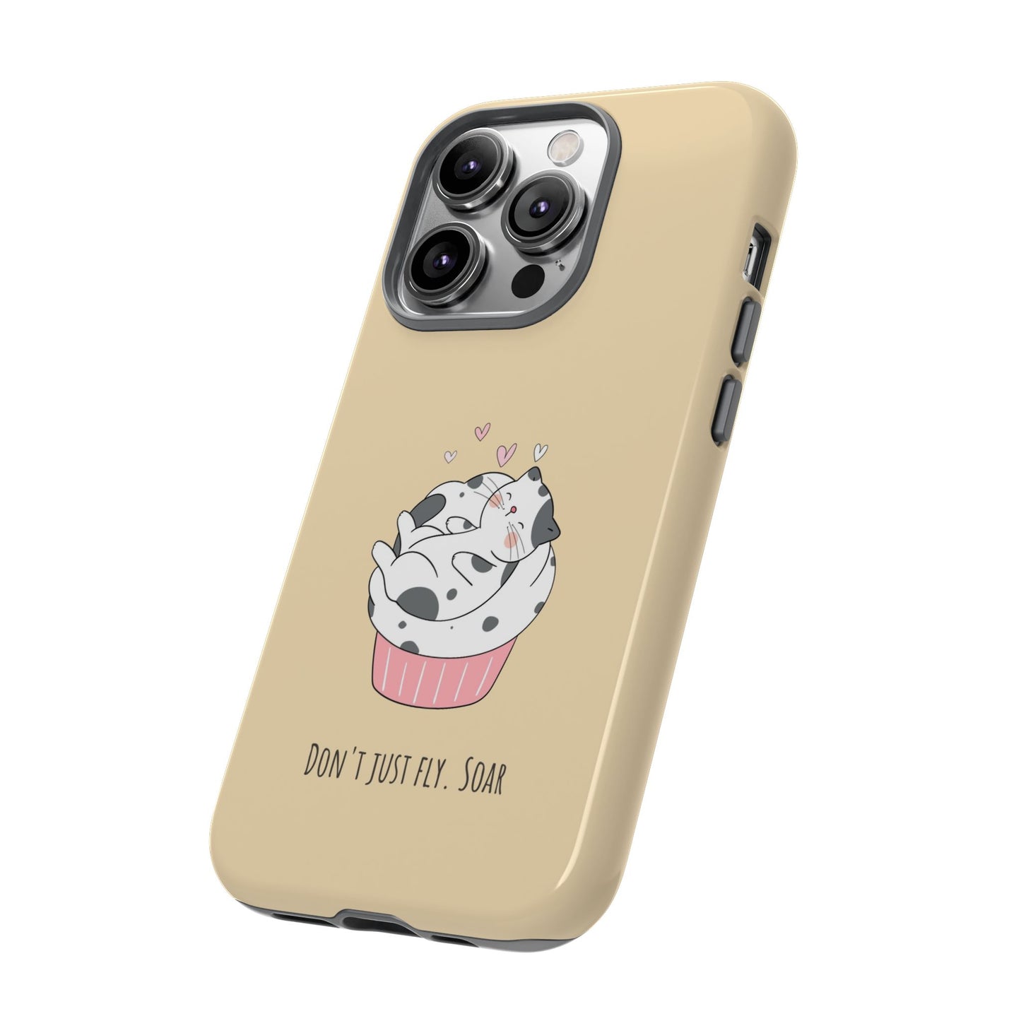 Tough Phone Case, Glossy Cute Design, Durable and Stylish, Trendy Smartphone Cover for Daily Use