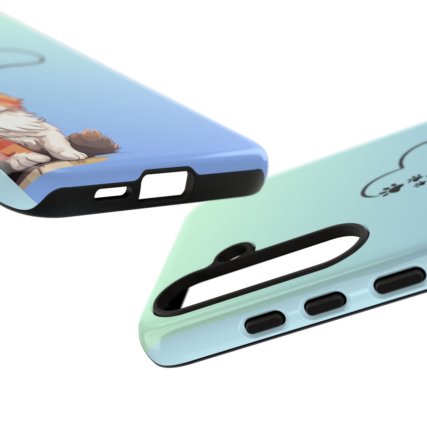 Trendy Tough Phone Case, Glossy Finish, Durable and Stylish, Cute Design for Smartphone Protection